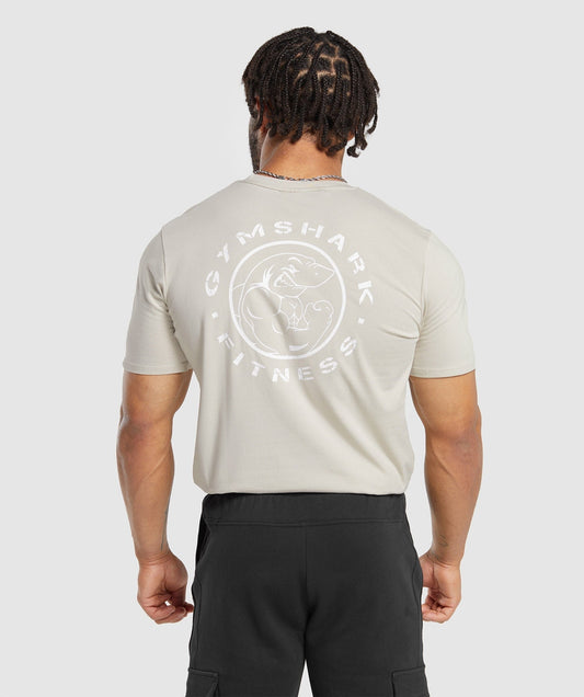 Gymshark Legacy T-Shirt - Pebble Grey
