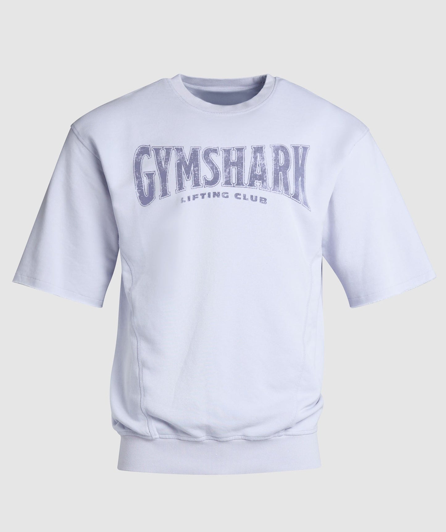 Gymshark Heritage Washed Short Sleeve Crew - Silver Lilac