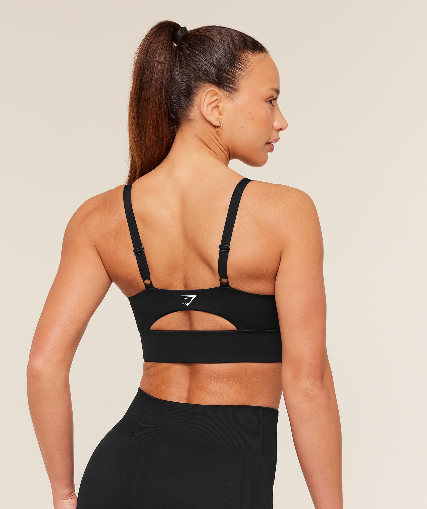 Gymshark Twist Front Sports Bra - Black