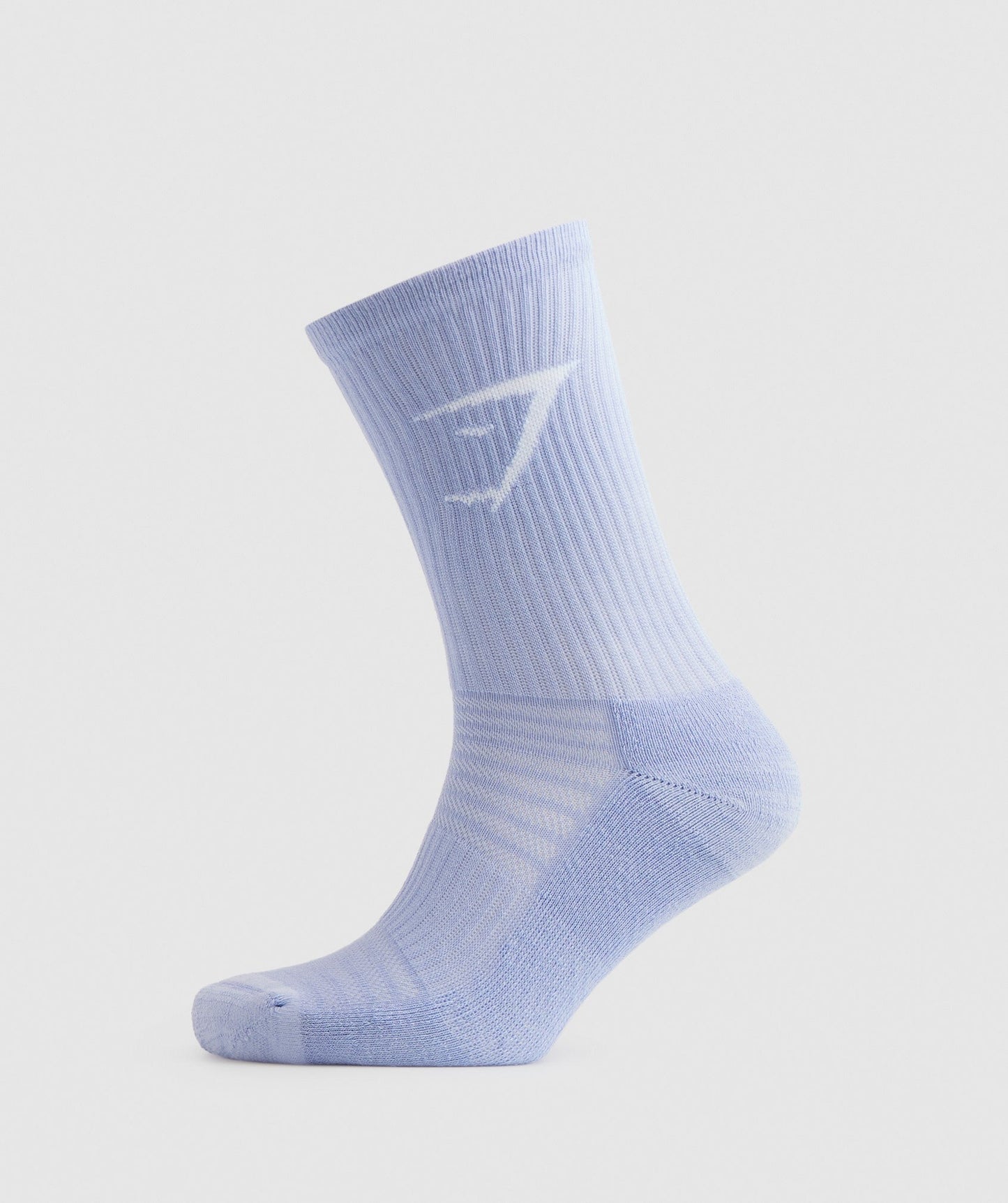 Gymshark Crew Socks 3pk - Faded Lilac/Lavender Blue/Cucumber Green