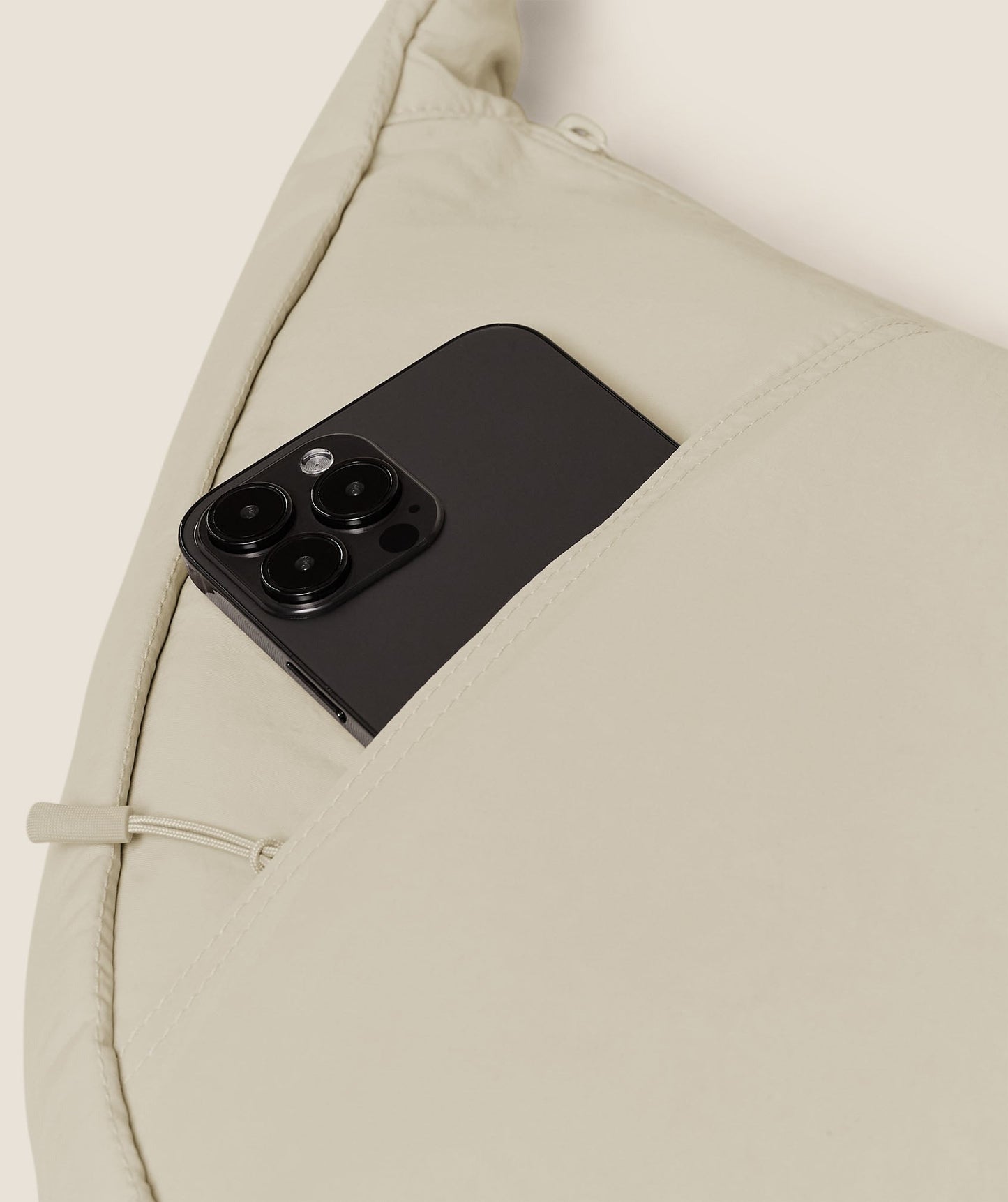 Gymshark Large Pleat Crossbody - Pebble Grey