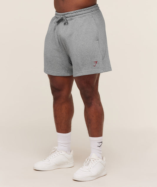 Gymshark Power 5" Shorts - Charcoal Core Marl