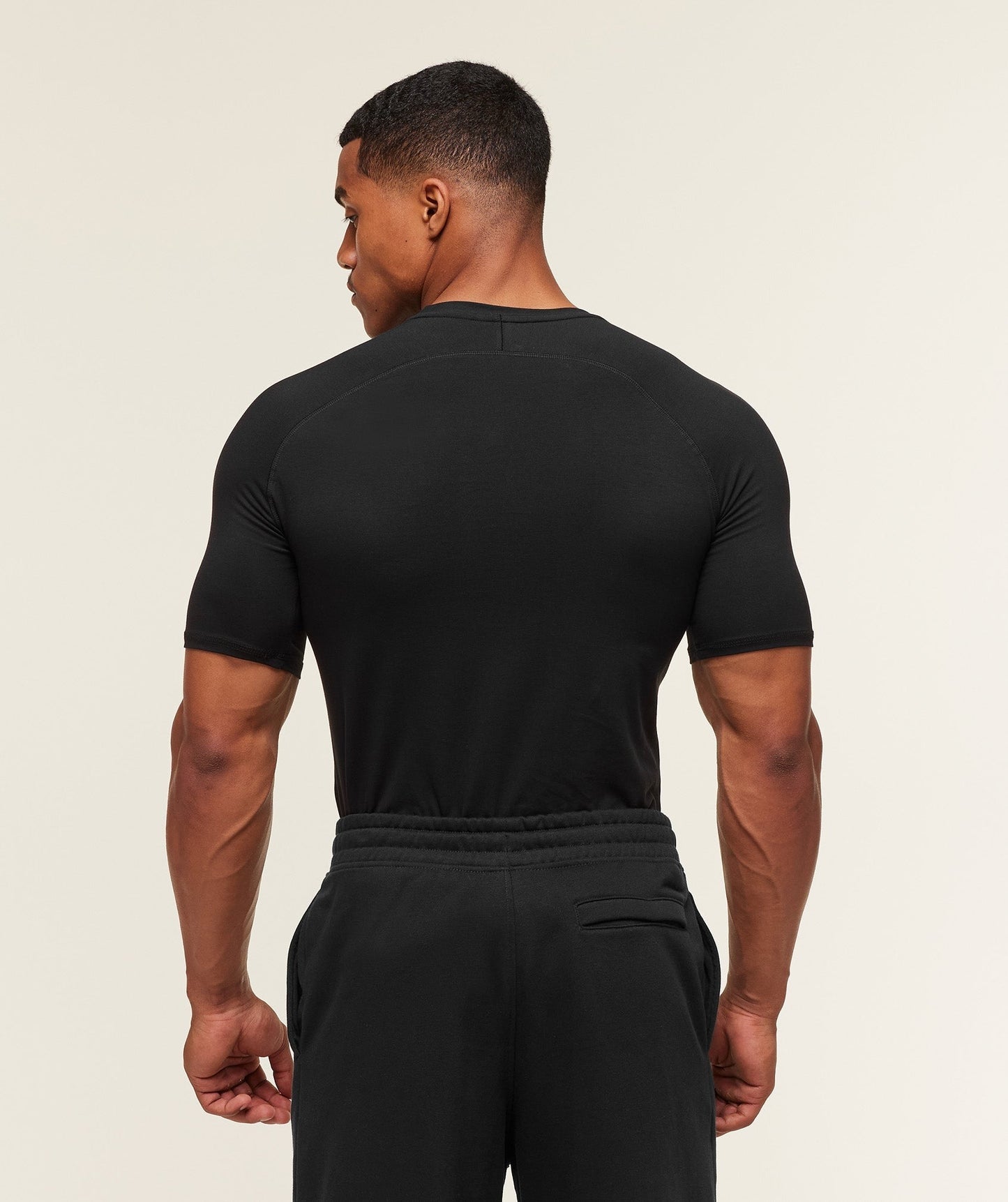 Gymshark Prime T-Shirt - Black/Brand Blue