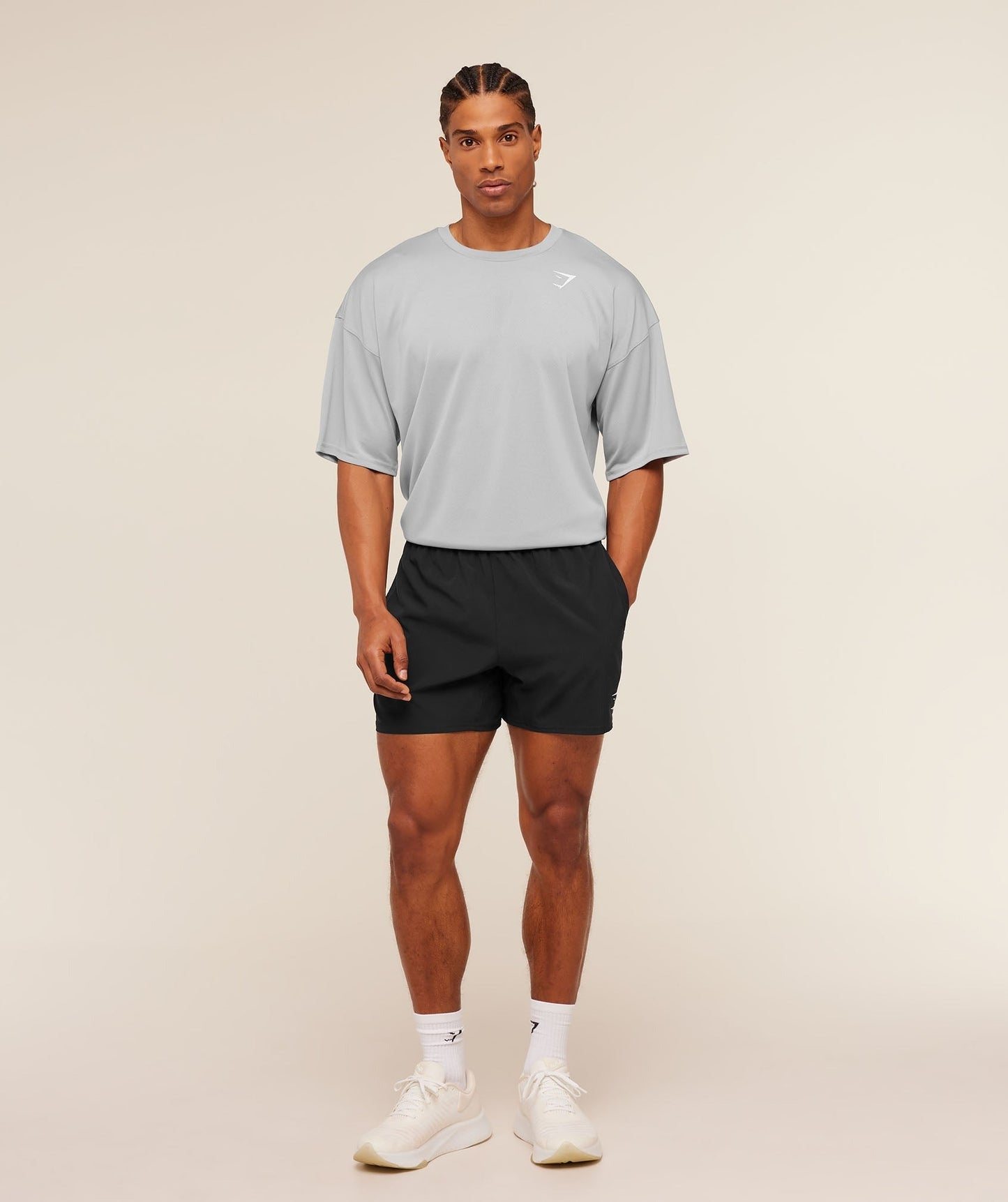 Gymshark Arrival Oversized T-Shirt - Stratus Grey