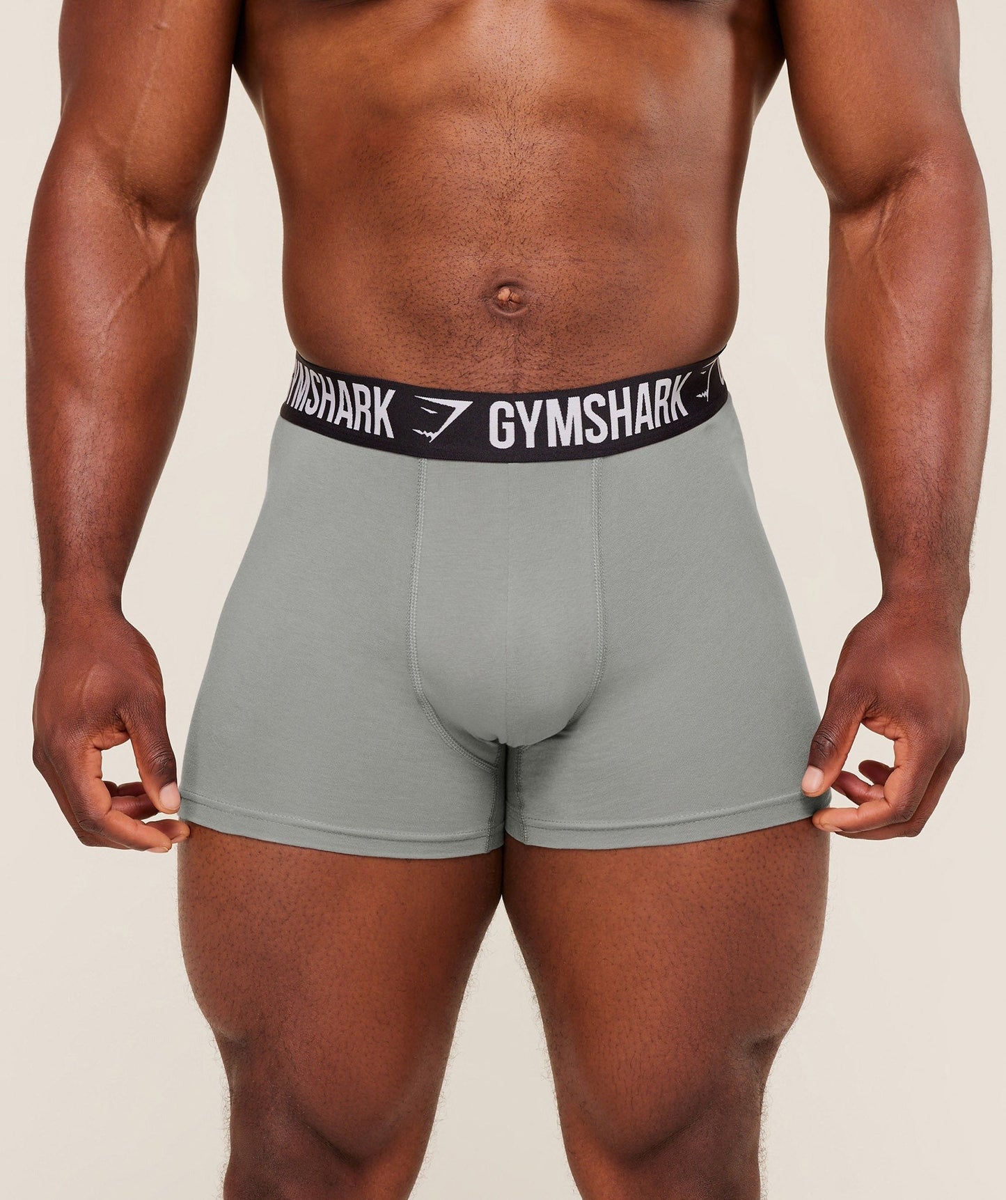 Gymshark Boxer Brief 5PK - Medium Grey