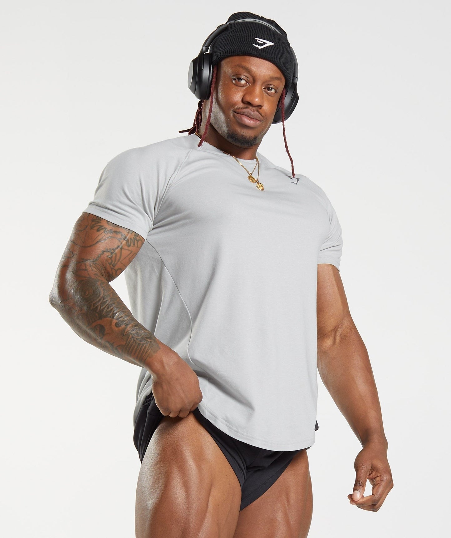 Gymshark Bold T-Shirt - Light Grey