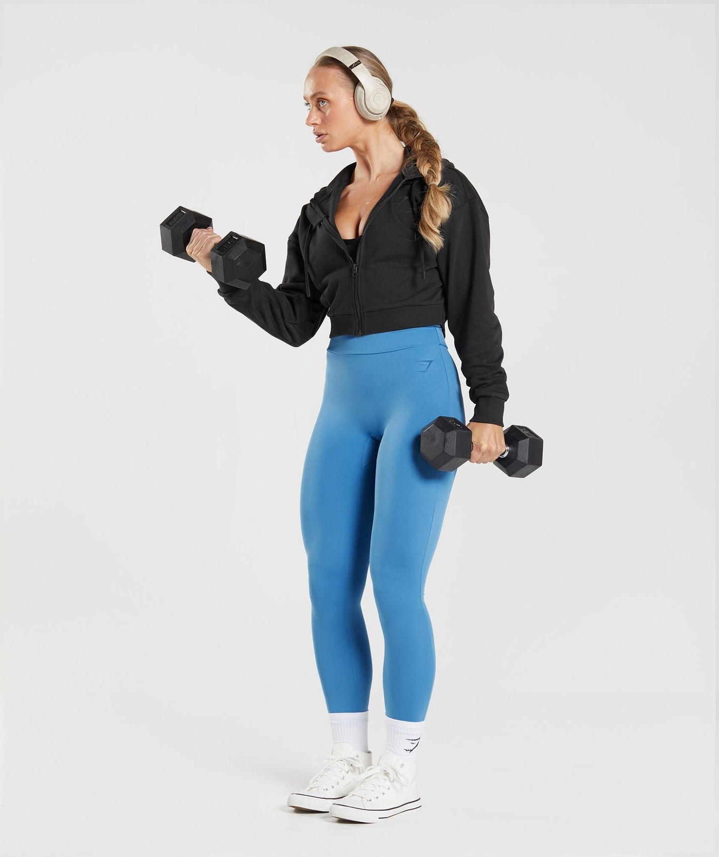 Gymshark Power Regular Leggings - Coastal Blue