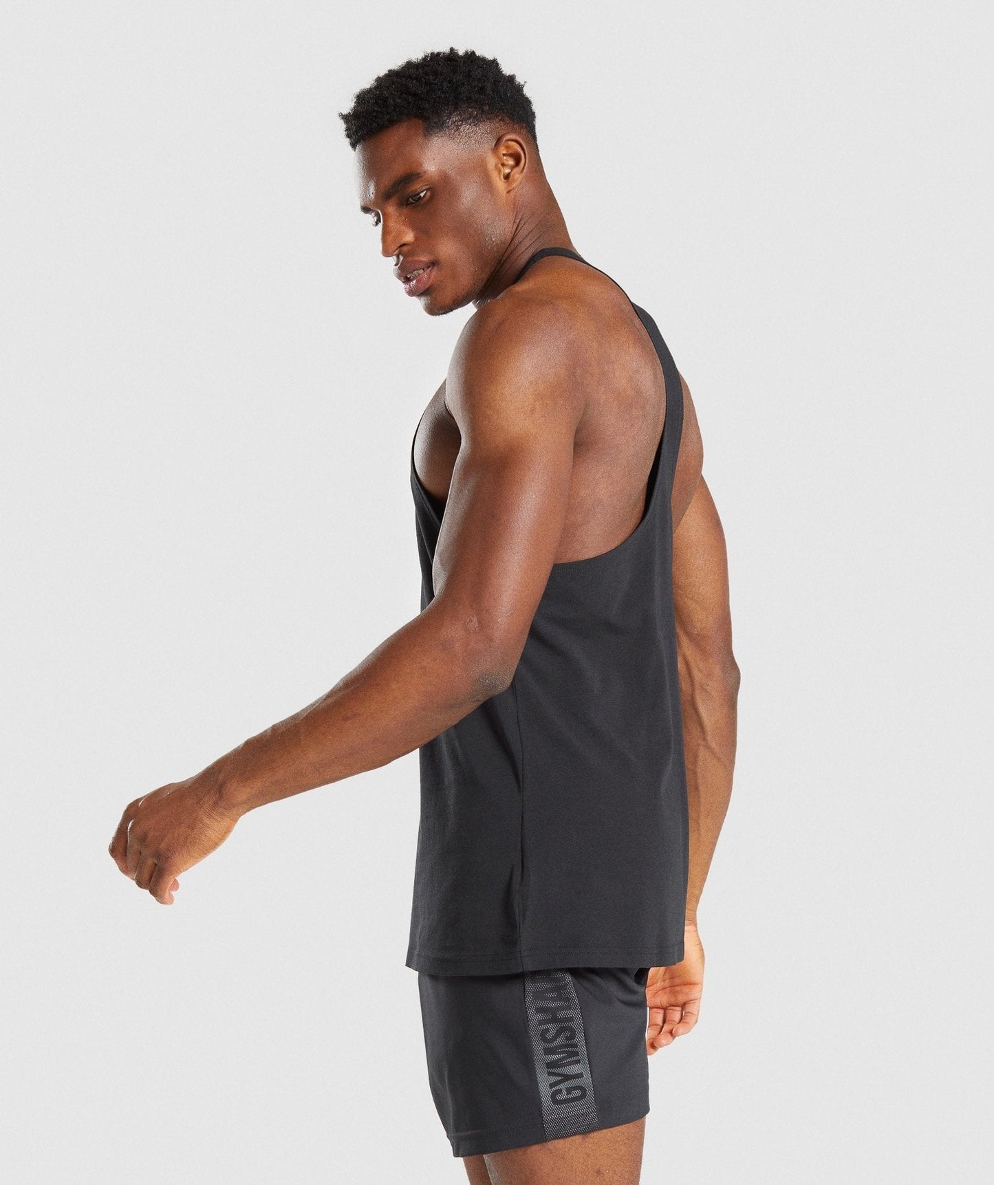 Gymshark Outline Stringer - Black