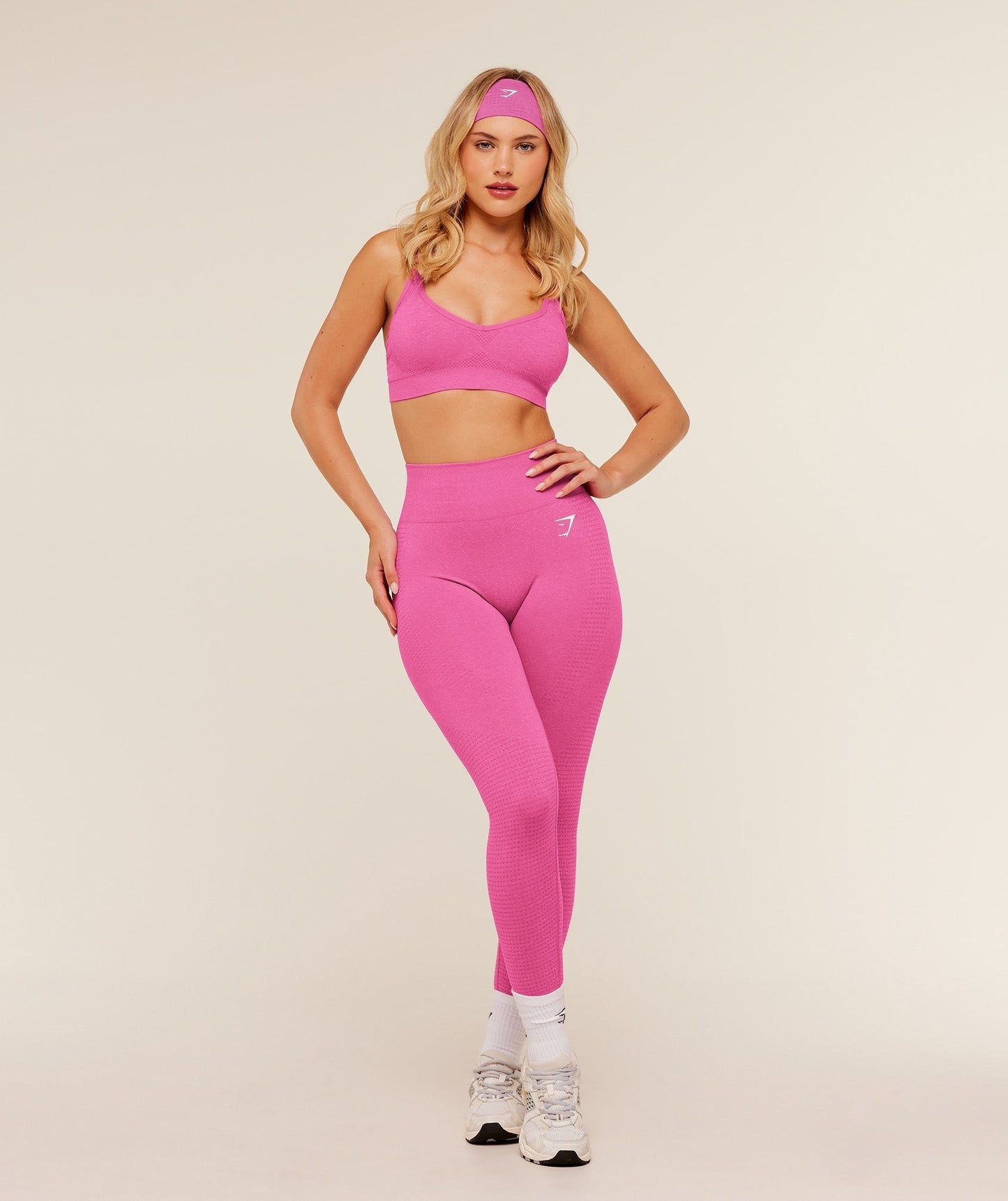 Gymshark Vital Sports Bra - Super-Set Pink/Marl