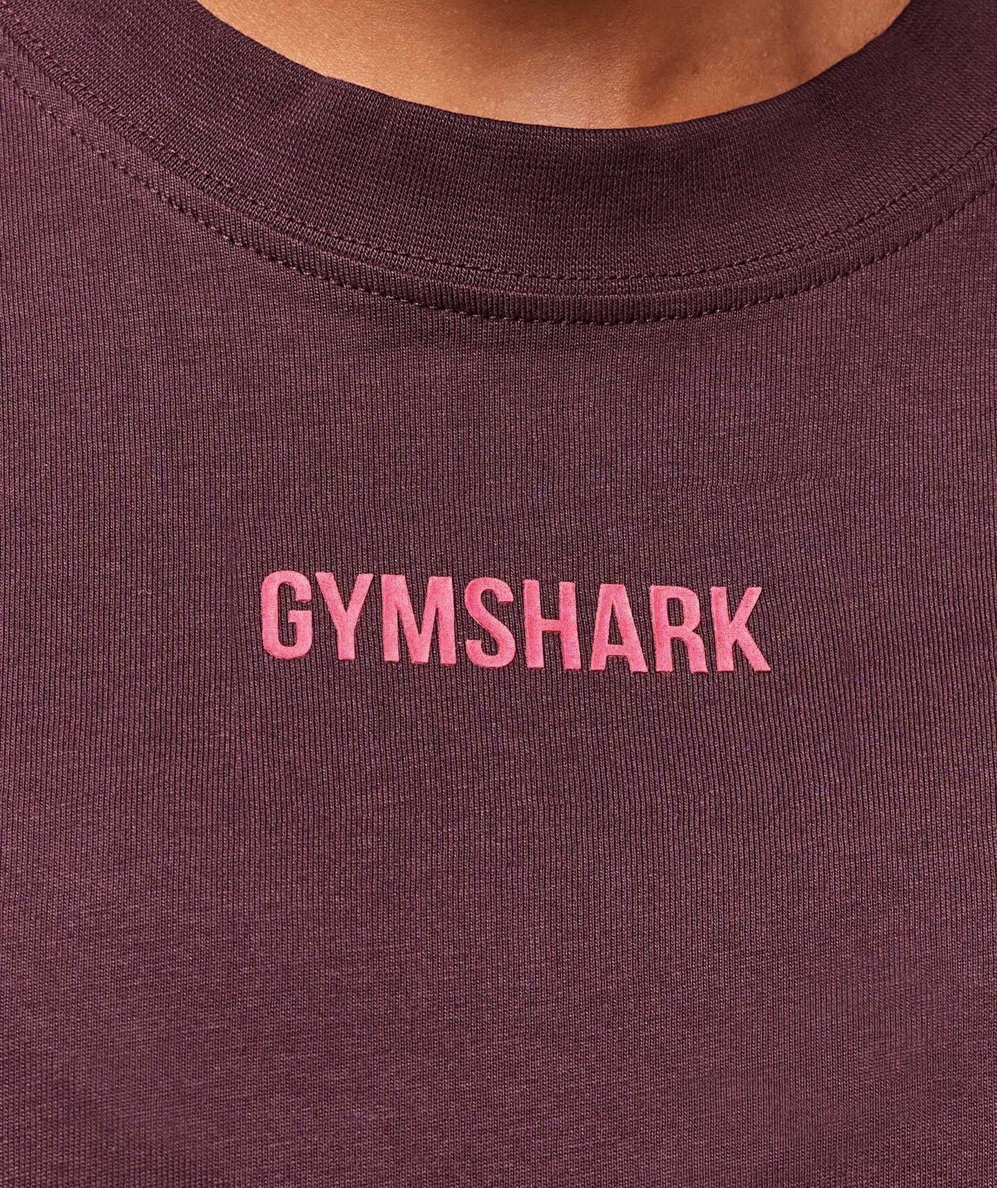 Gymshark Block Oversized T-Shirt - Cherry Purple