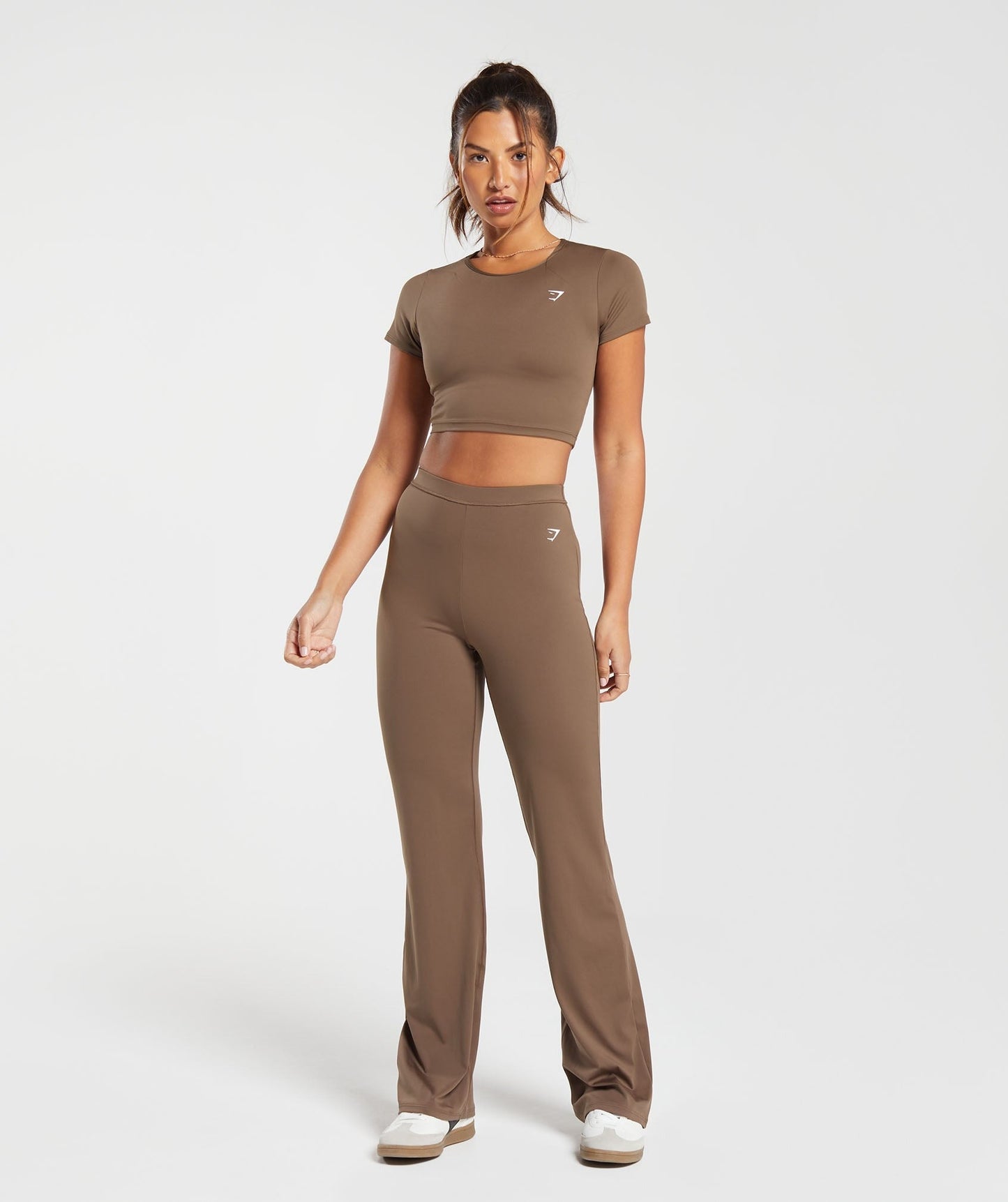 Gymshark Everyday Regular Flared Leggings - Soft Brown