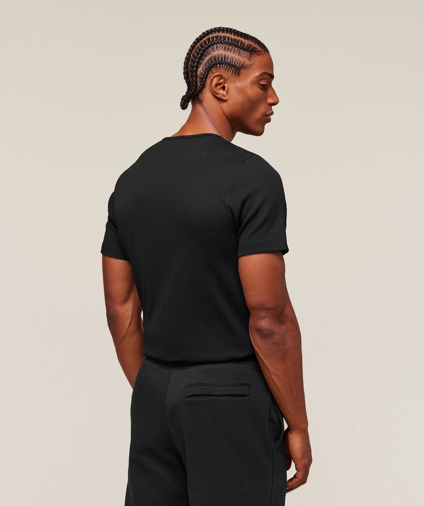 Gymshark Premium Ribbed T-Shirt - Black