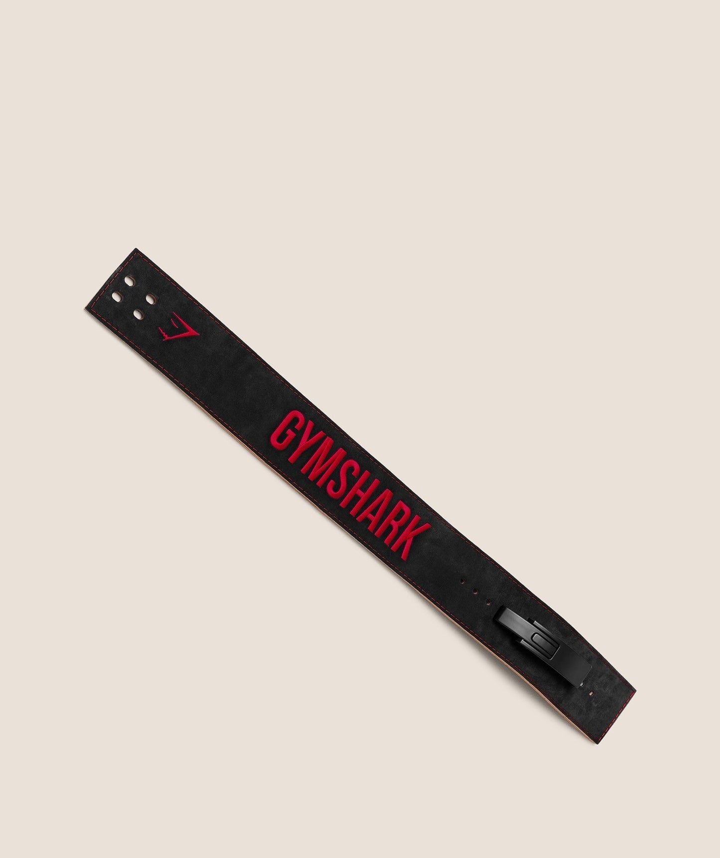 Gymshark Lever Lifting Belt - Black/Carmine Red