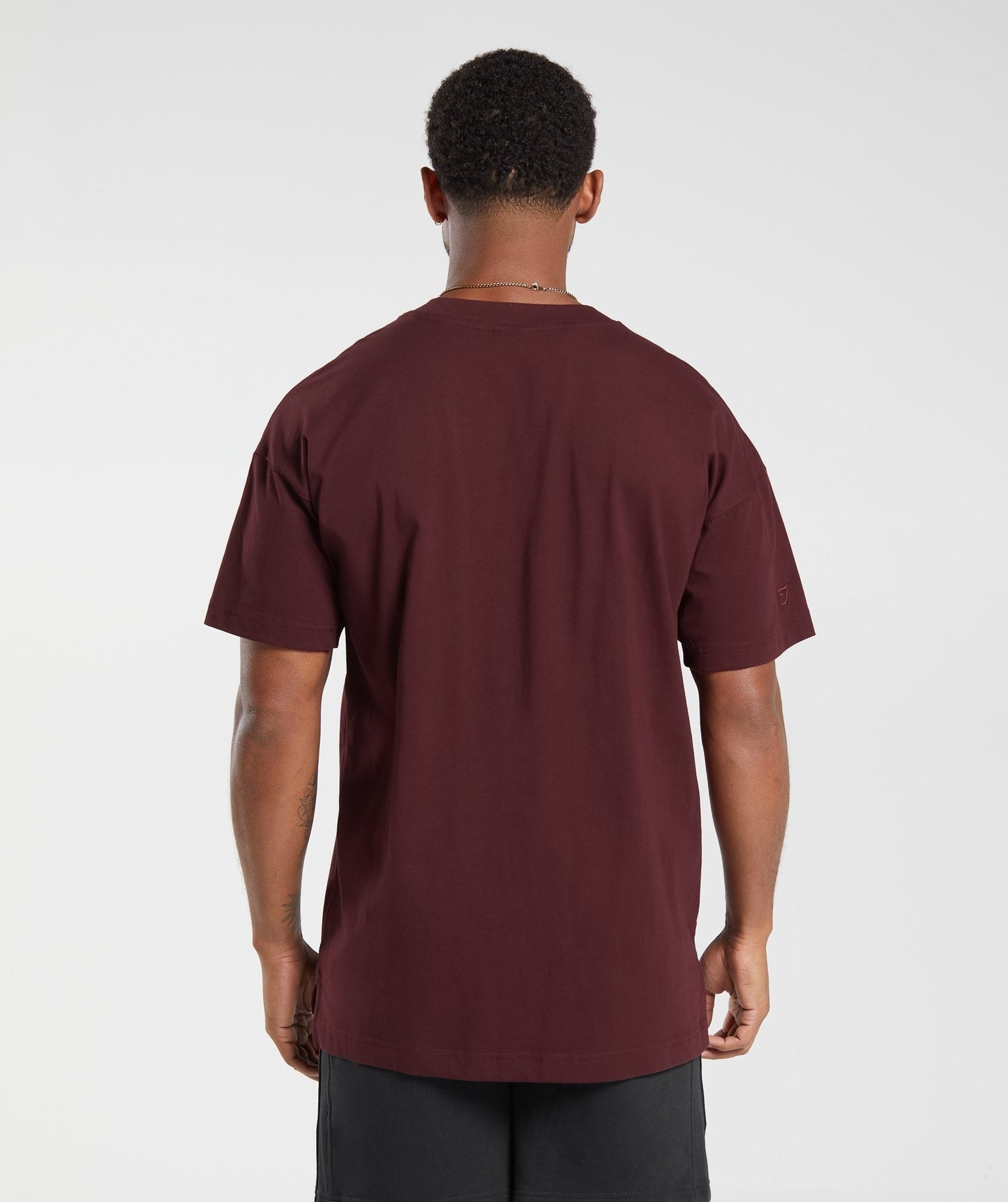 Gymshark Rest Day Essentials T-Shirt - Rich Maroon