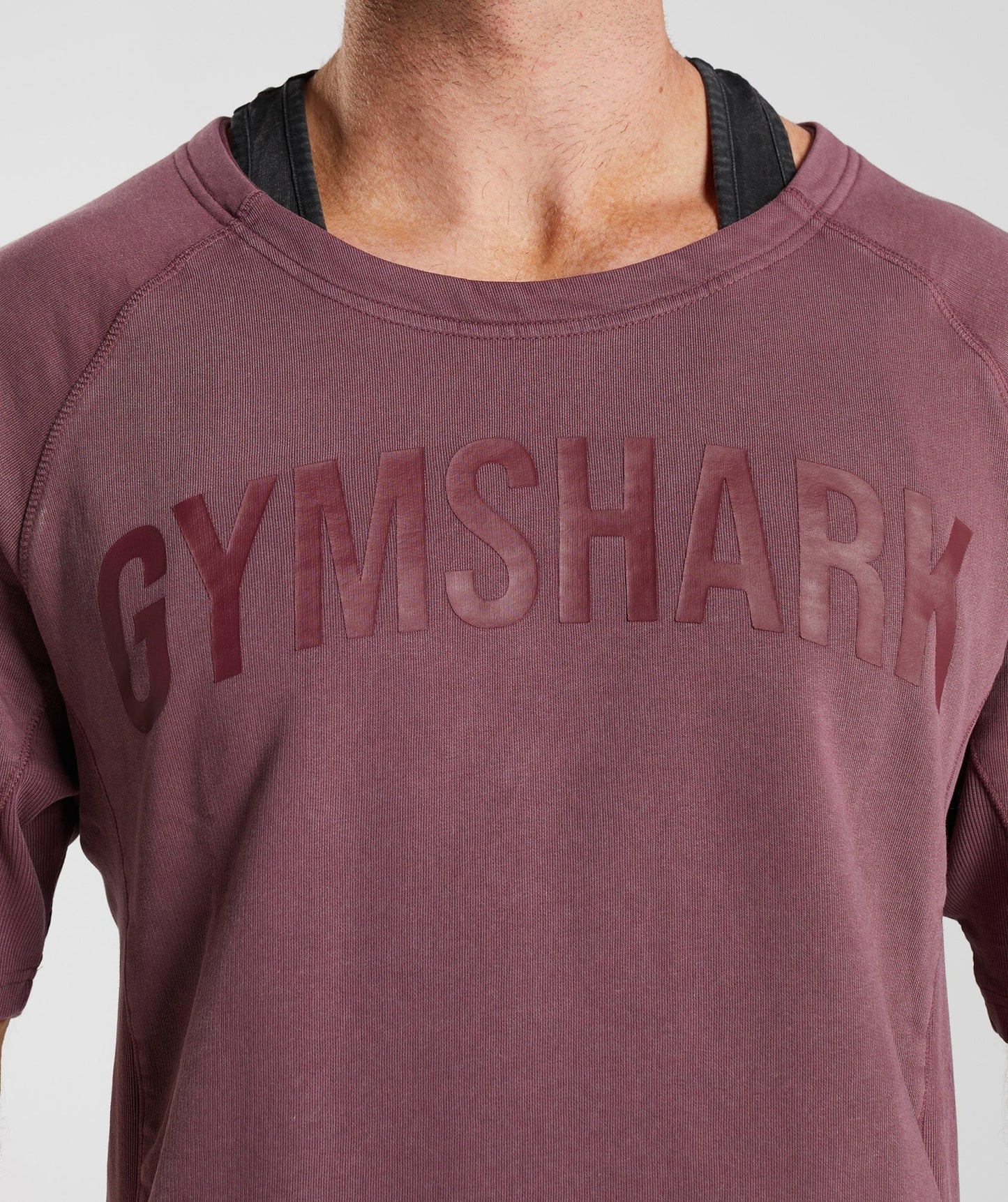 Gymshark Power Washed Rag Top - Cherry Brown