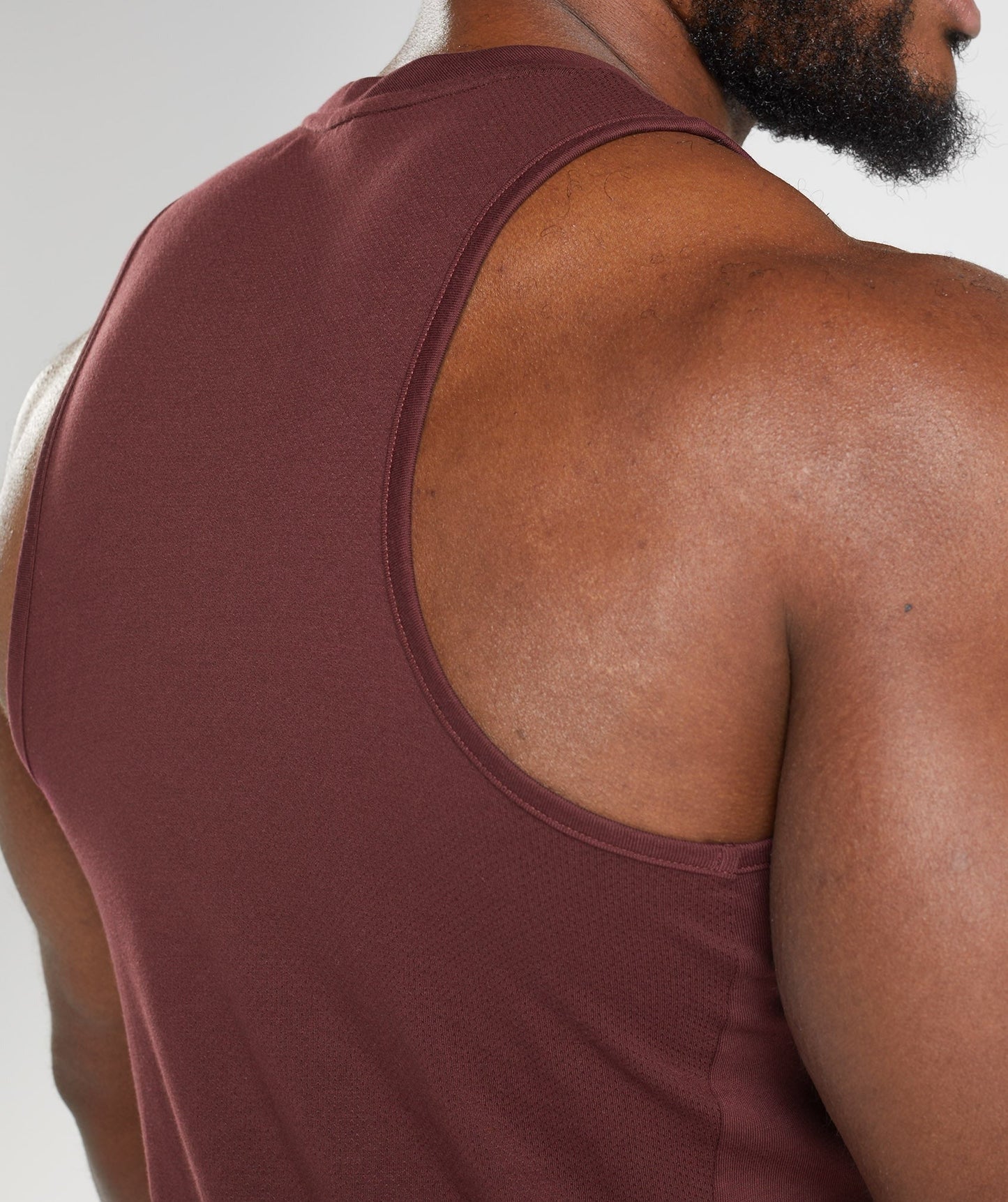 Gymshark React Tank - Baked Maroon