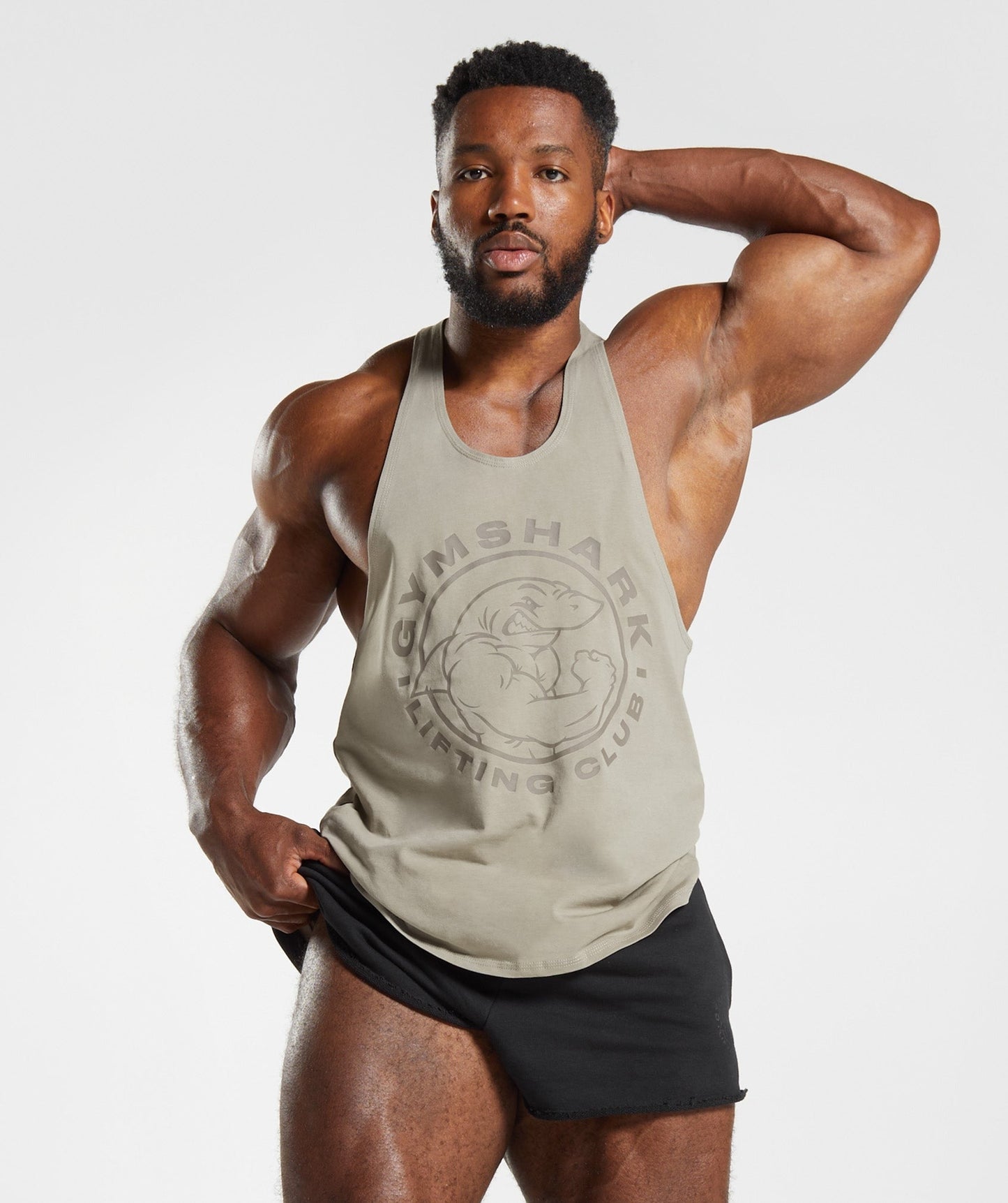 Gymshark Legacy Stringer - Ecru Brown