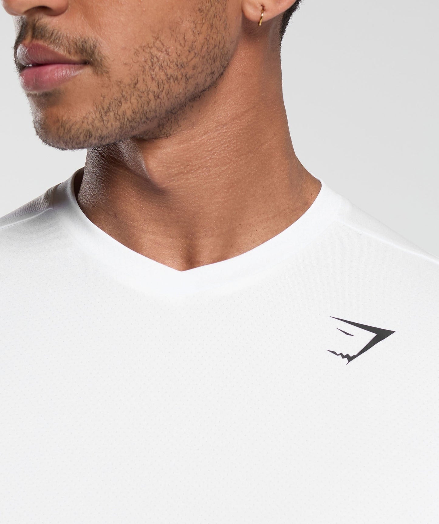 Gymshark Arrival V-Neck T Shirt - White