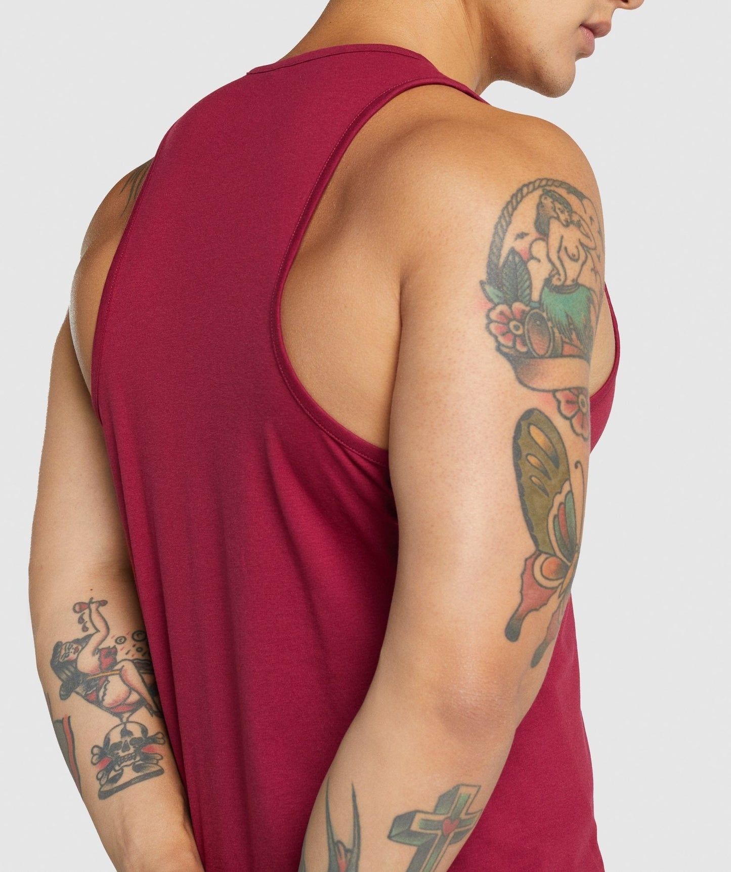 Gymshark Critical 2.0 Tank - Burgundy
