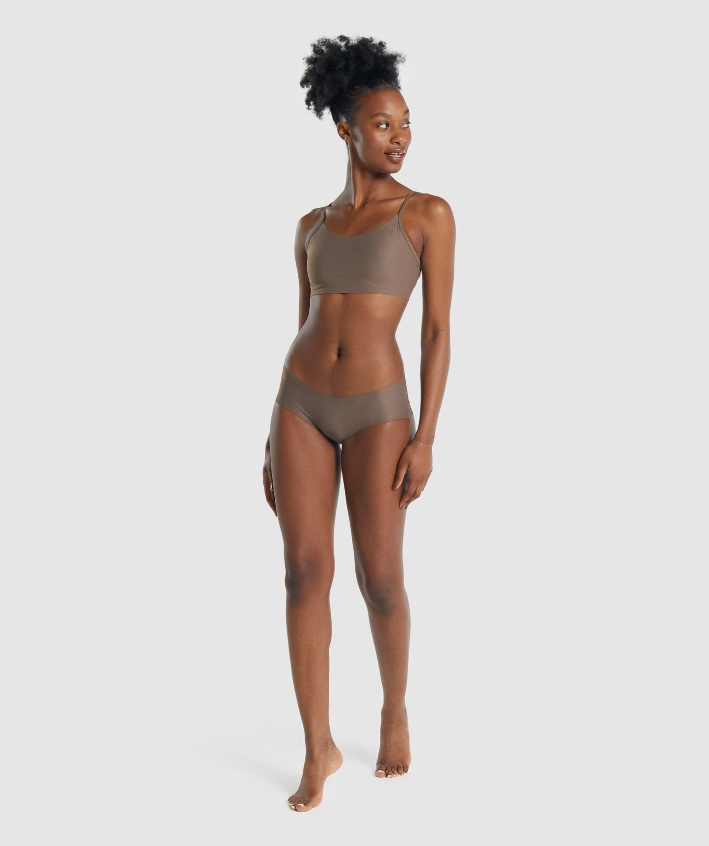 Gymshark No VPL Bralette - Brown