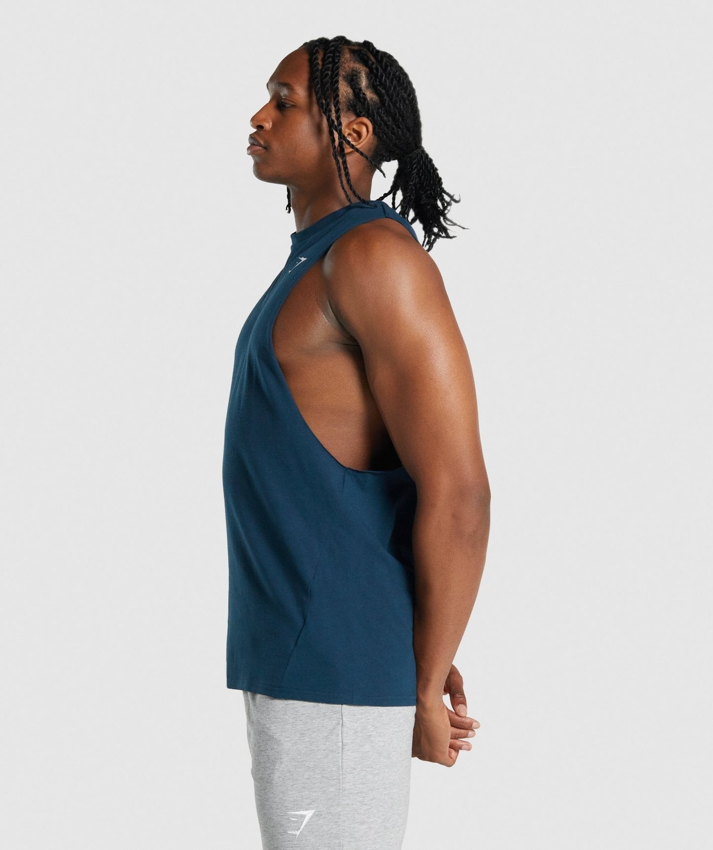 Gymshark Critical 2.0 Drop Arm Tank - Navy