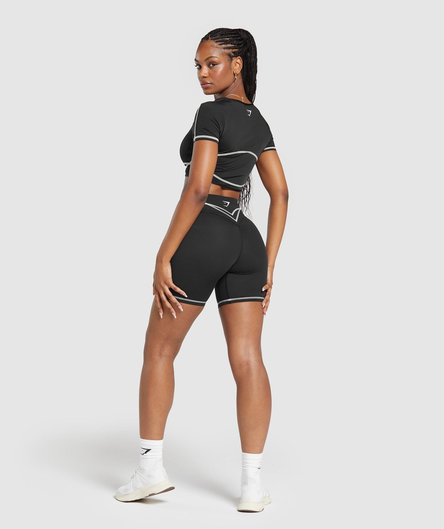 Gymshark Stitch Feature Shorts - Black