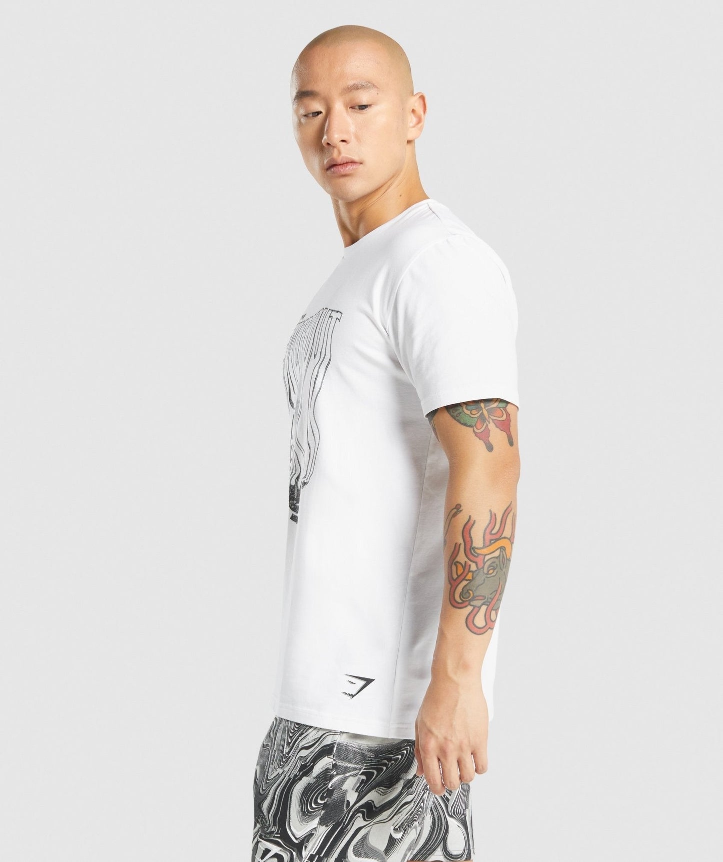 Gymshark Pre-Workout T-Shirt - White