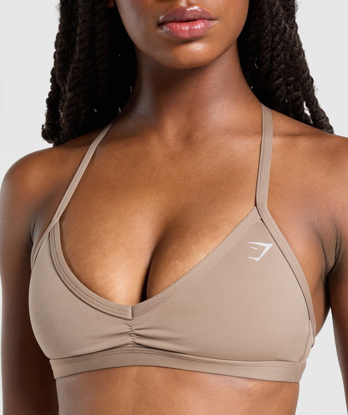Gymshark Minimal Sports Bra - Lifestyle Brown