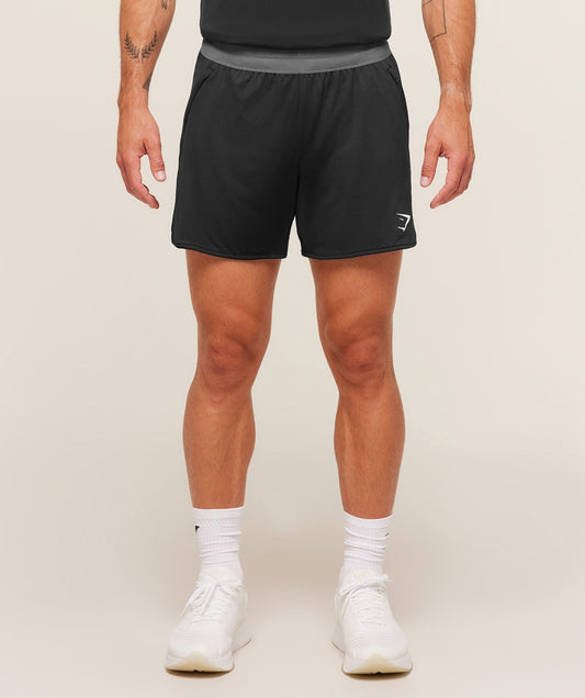 Gymshark Mesh Hybrid 5" Shorts - Black