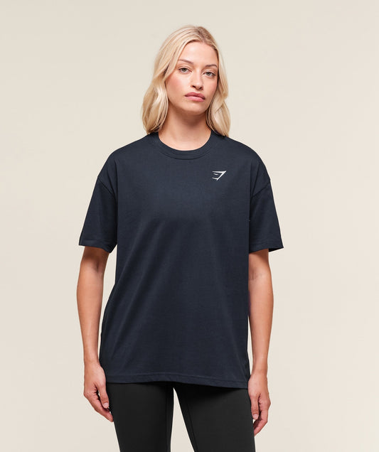 Gymshark Training Oversized T-Shirt - Heavy Blue