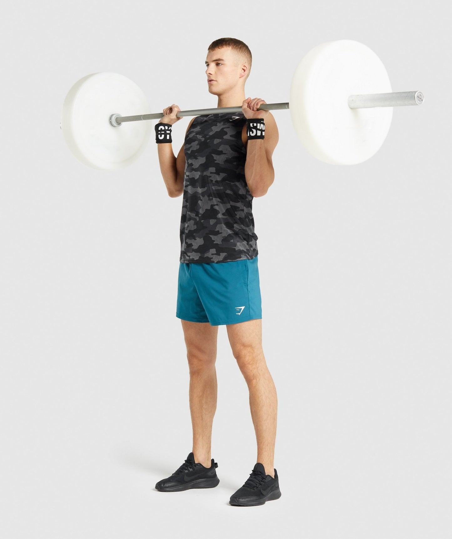 Gymshark Wraps- Smokey Grey - Black