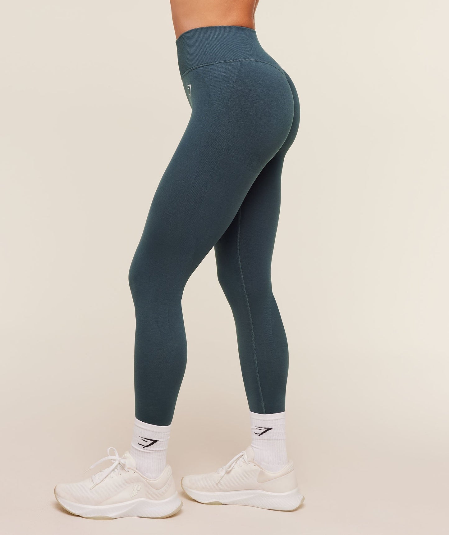 Gymshark Interval Seamless Leggings - Stealth Blue