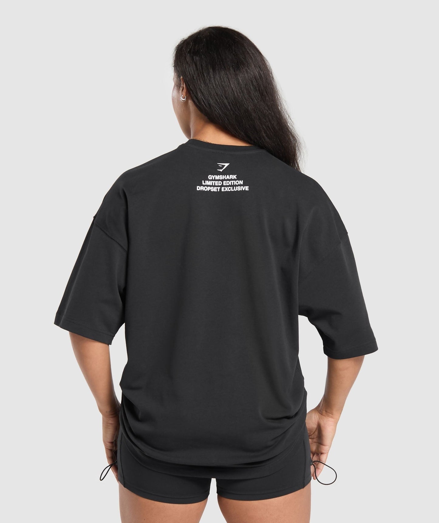 Gymshark Women Athlete Bootleg Graphic T-Shirt - Black