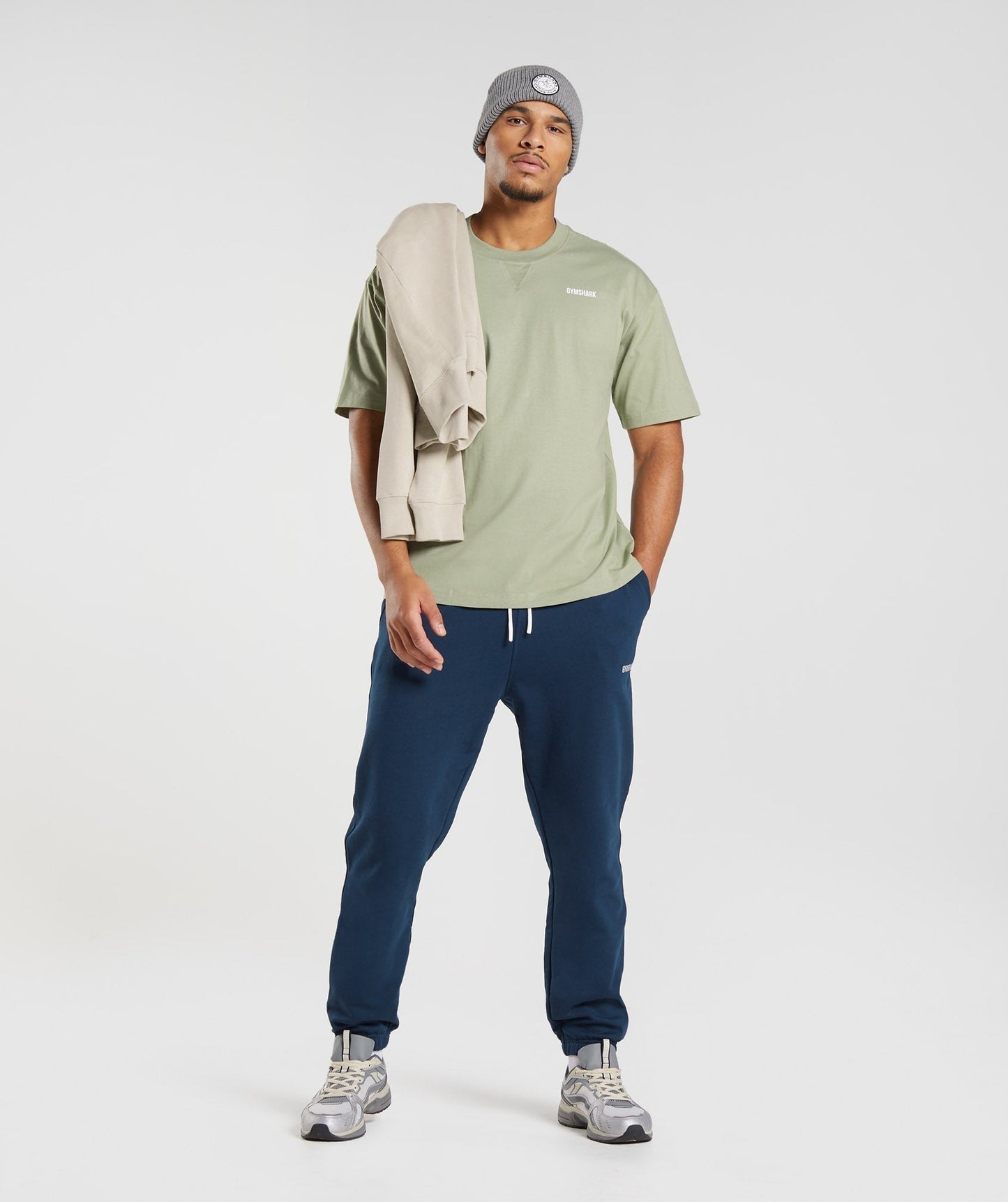 Gymshark Rest Day Sweats T-Shirt - Sage Green