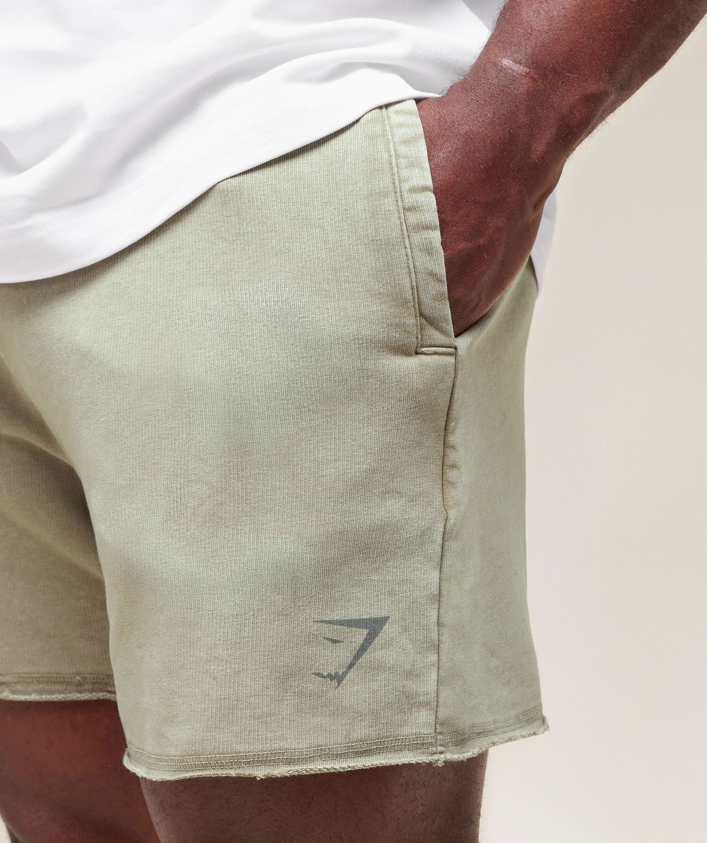 Gymshark Heritage 5" Shorts - Stone Grey
