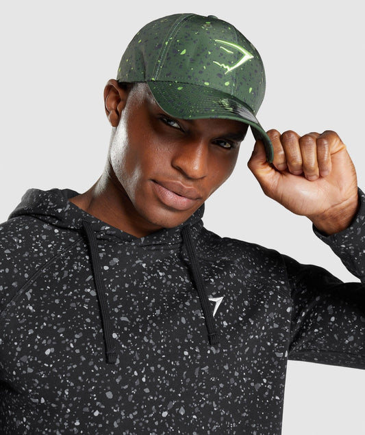 Gymshark New Era Universe Print - Green/White