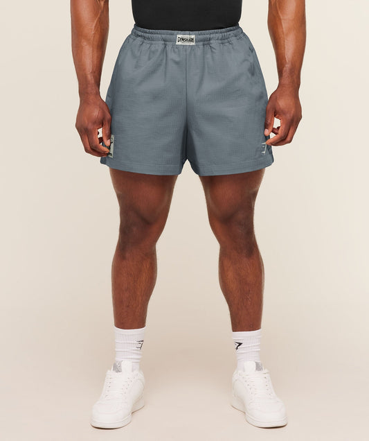 Gymshark Pumper Shorts 5" - Iron Blue