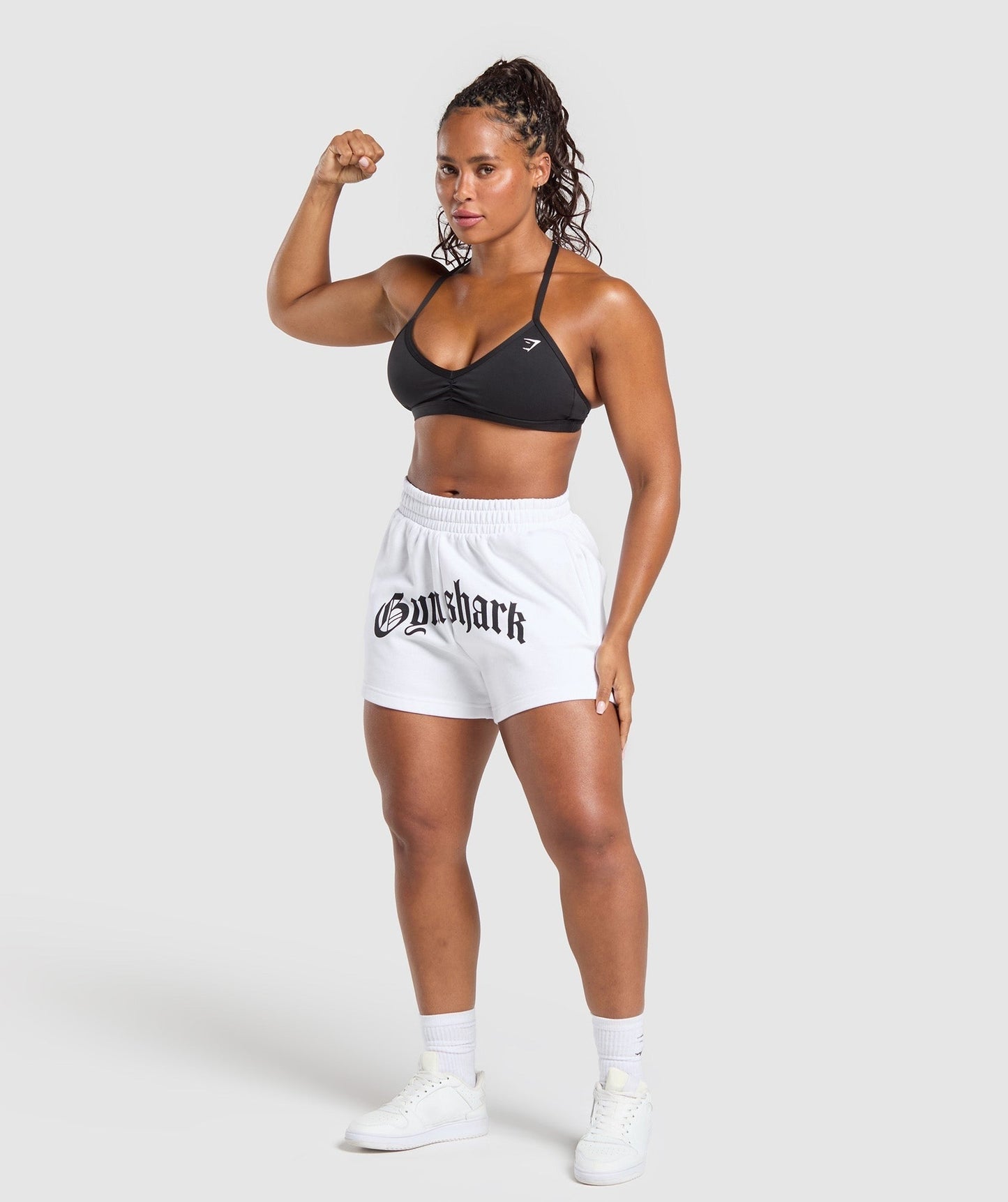 Gymshark Strength Department Graphic Shortss - White