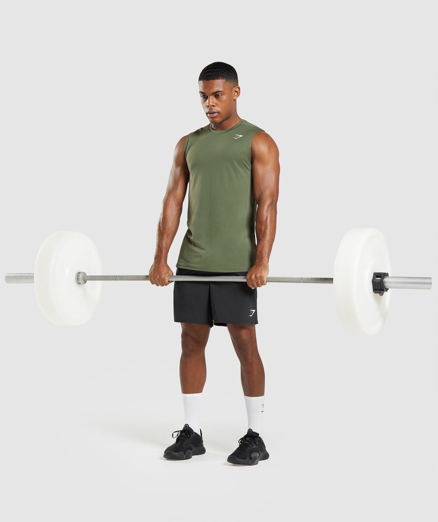 Gymshark Arrival Sleeveless Tee - Core Olive