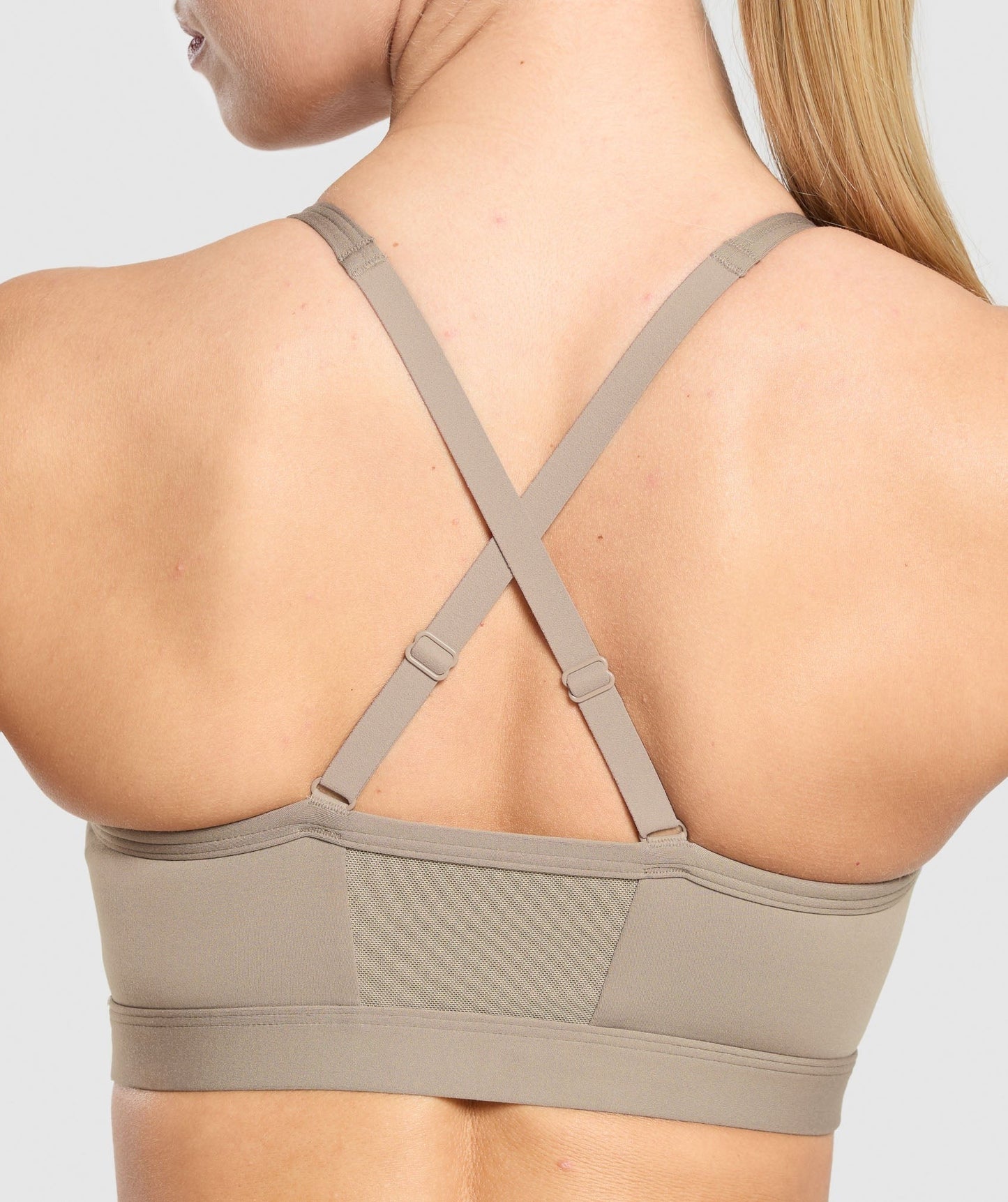 Gymshark Ruched Sports Bra - Lifestyle Brown