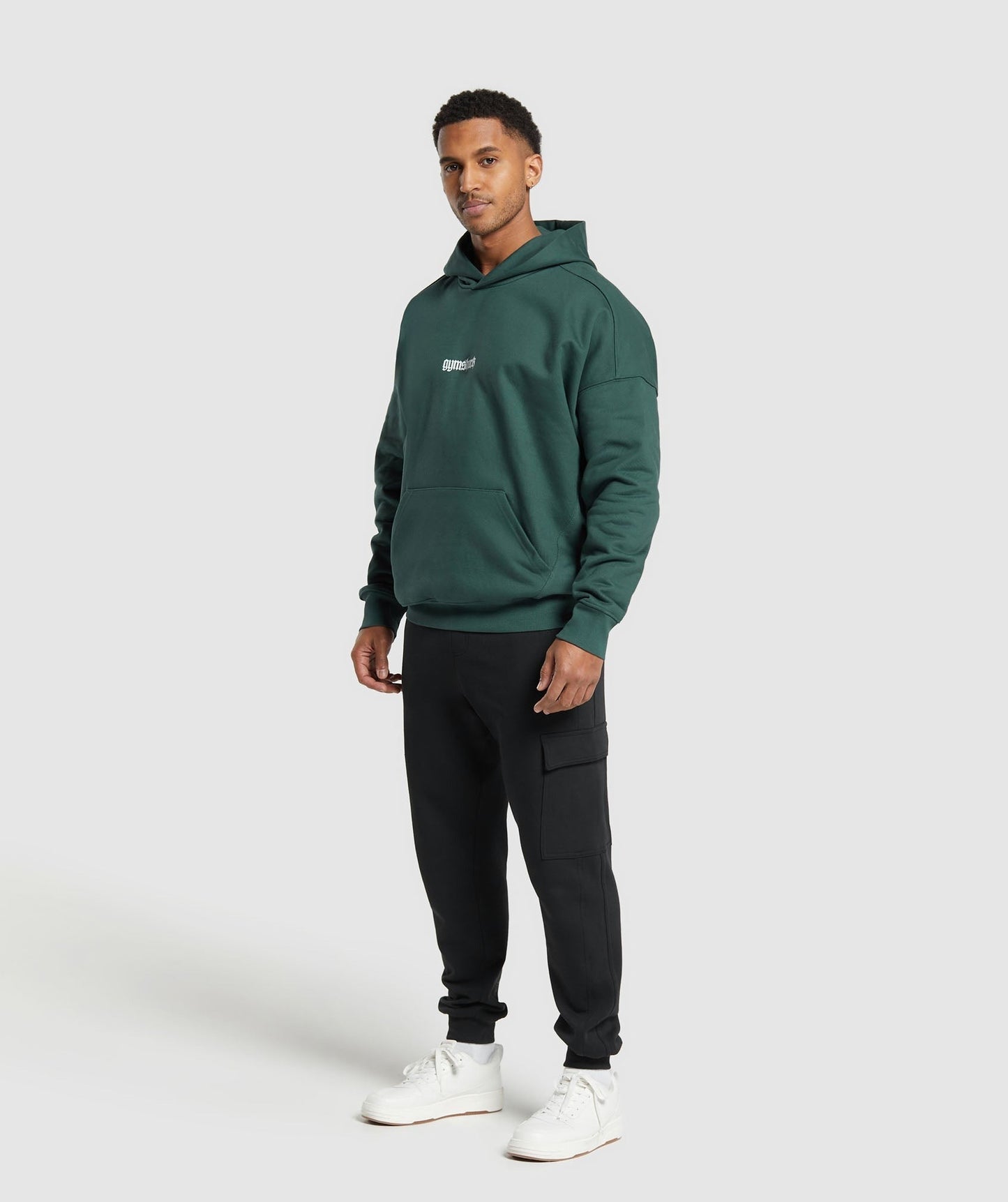 Gymshark Prayer Hands Hoodie - Fog Green