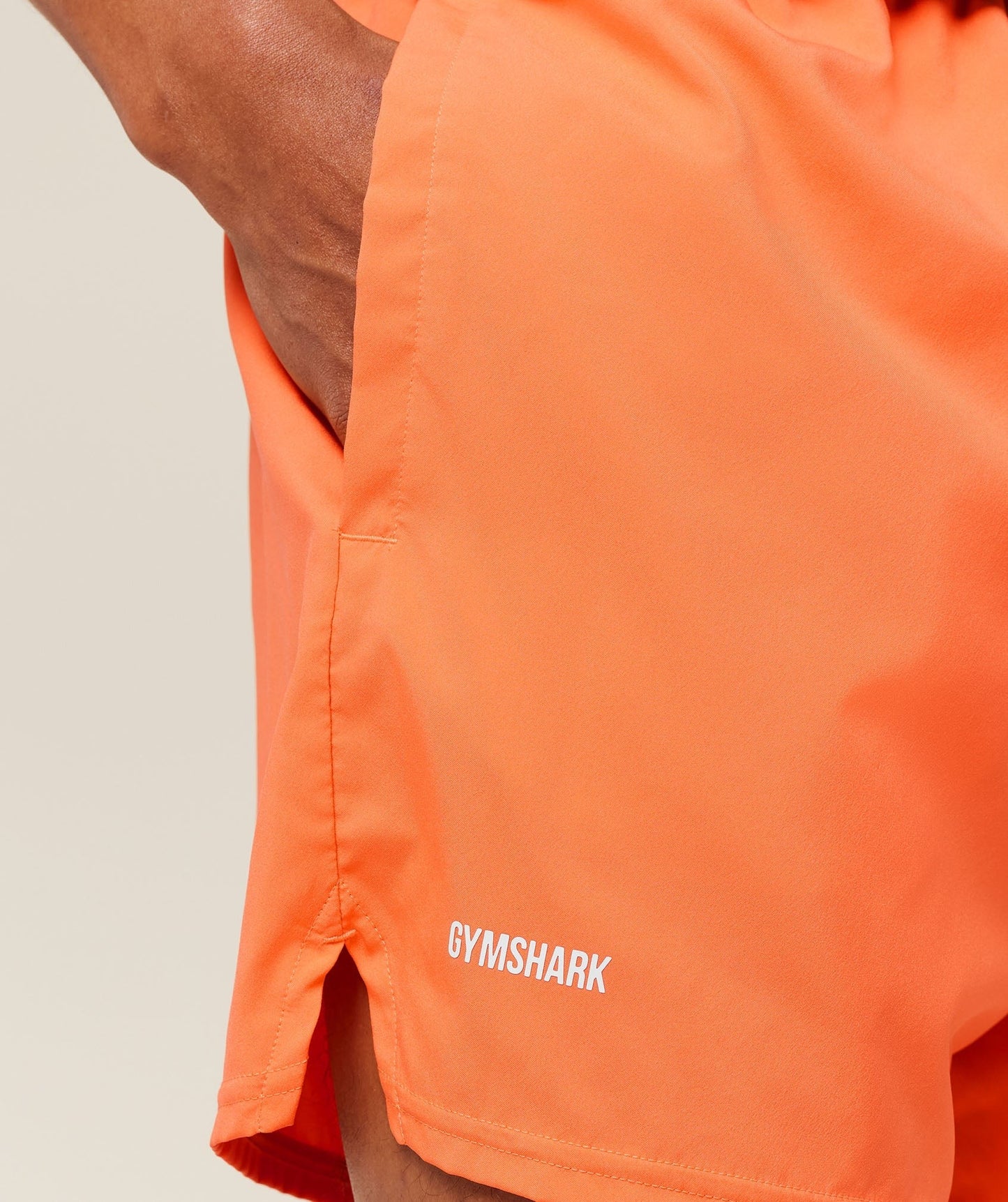 Gymshark Train 5" Shorts - Dayglow Peach