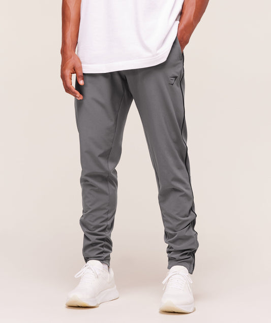 Gymshark Arrival Woven Block Joggers - Dark Grey