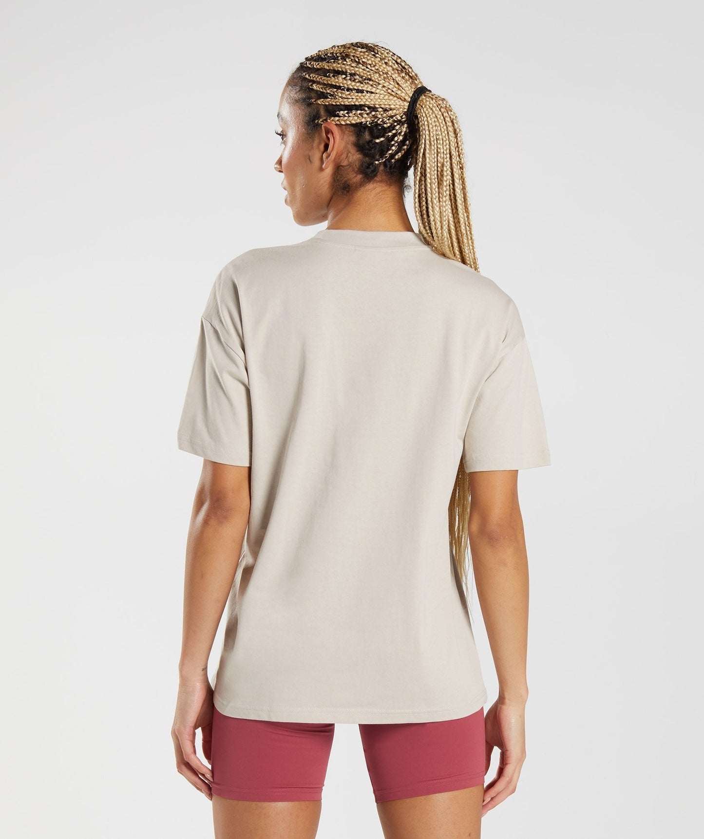 Gymshark Training Oversized T-Shirt - Pebble Grey