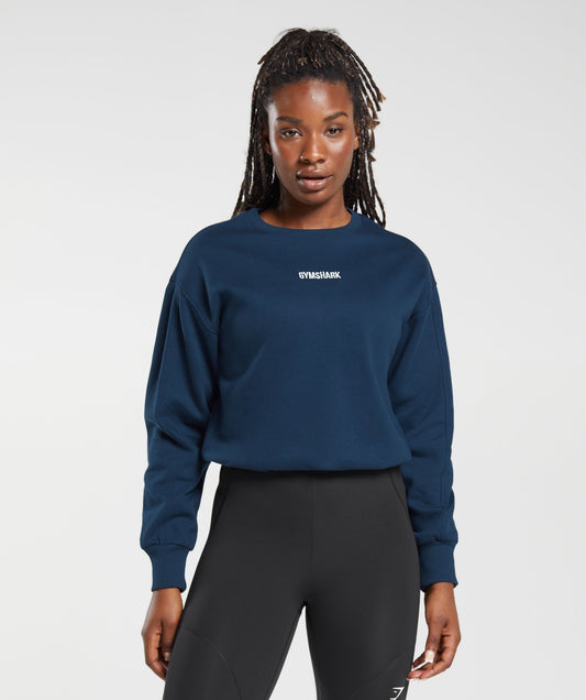 Gymshark Pulse Pullover - Navy