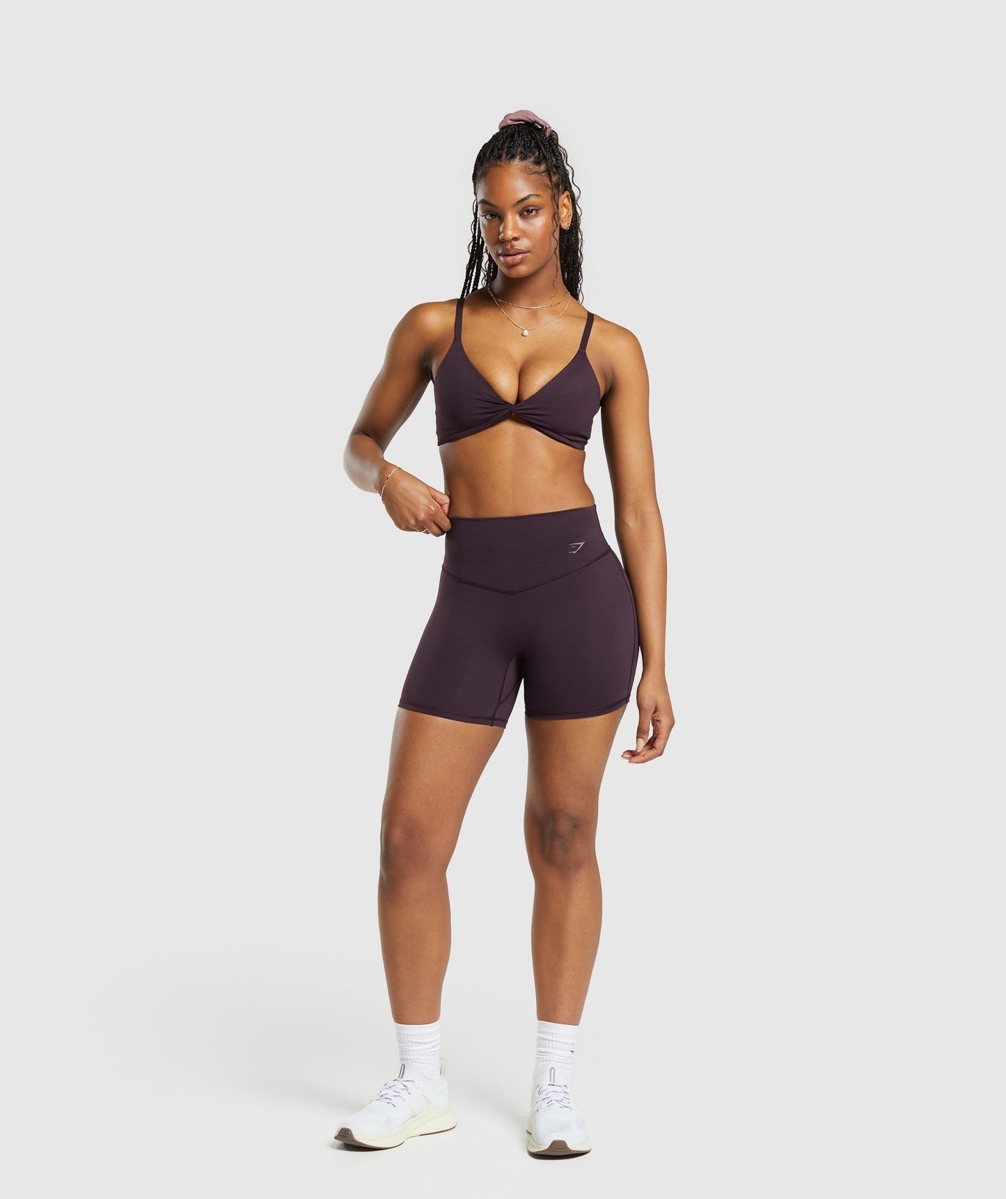 Gymshark Elevate Shorts - Plum Brown