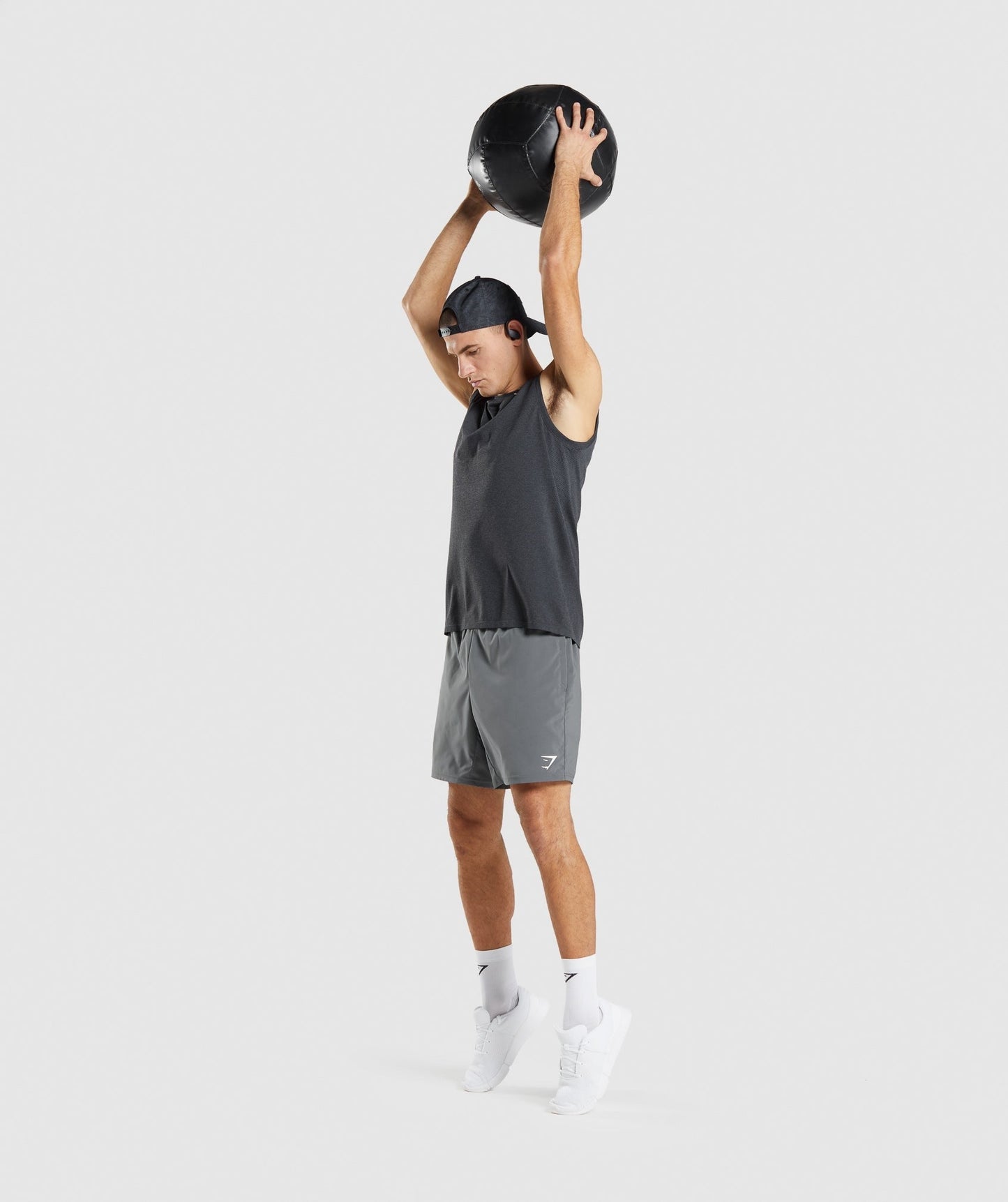 Gymshark Arrival Seamless Tank - Black Marl