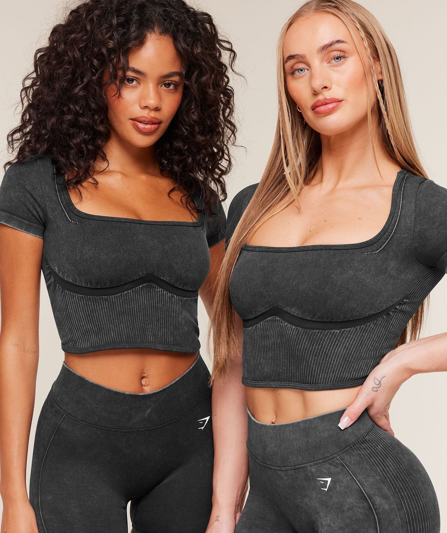 Gymshark x Bratz Crop Top - Black/Wash