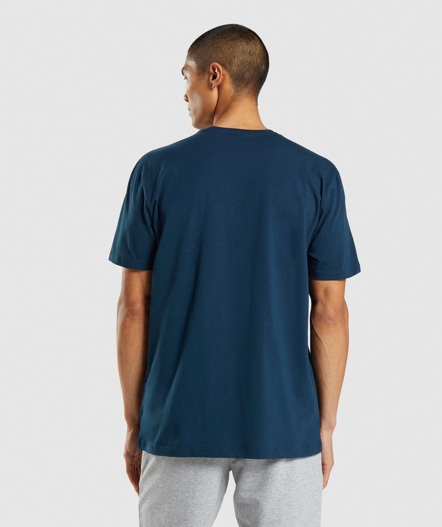 Gymshark Sharkhead Infill T-Shirt - Navy