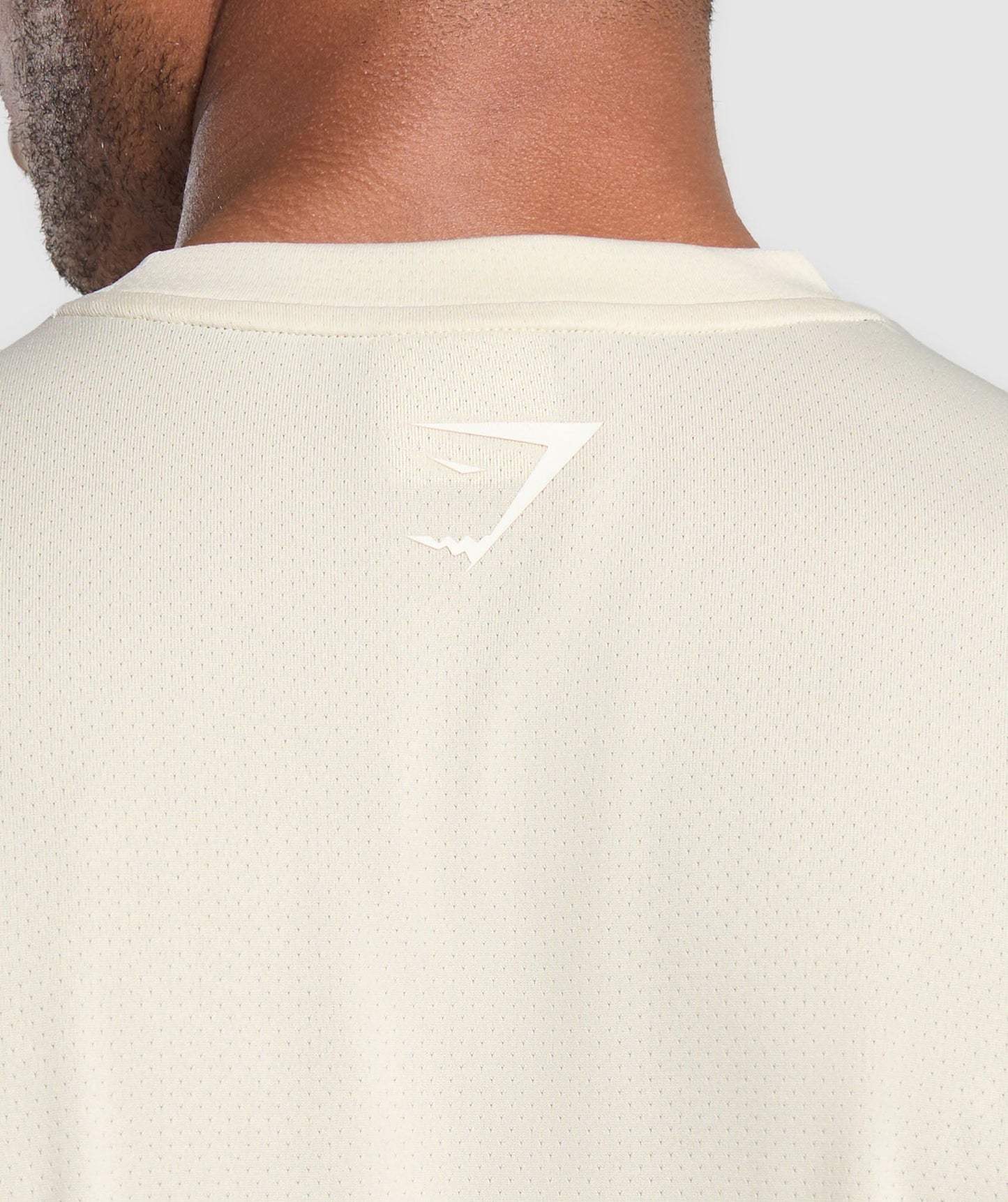 Gymshark Script Graphic T-Shirt - Ecru White